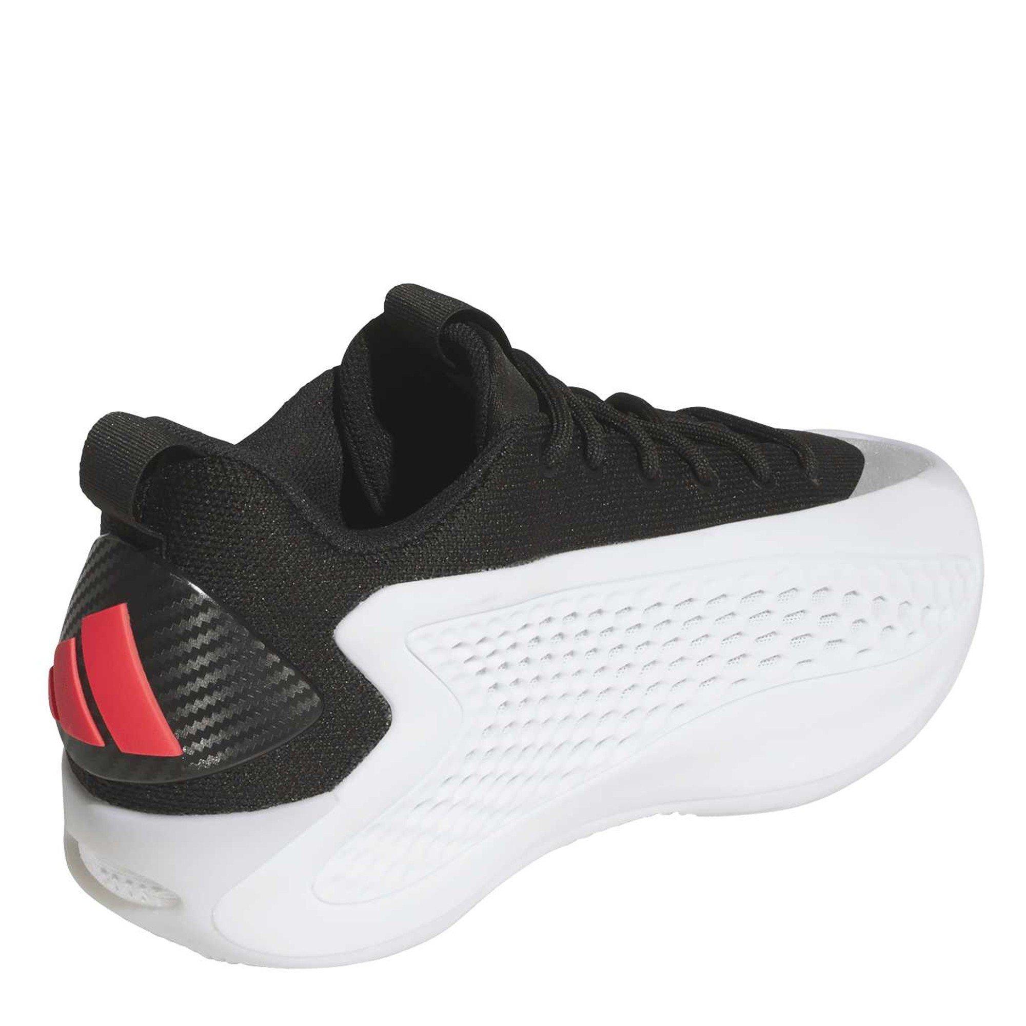 Weiß/Schwarz - adidas - Men's Anthony Edwards 1 Low Basketball Trainers - 4