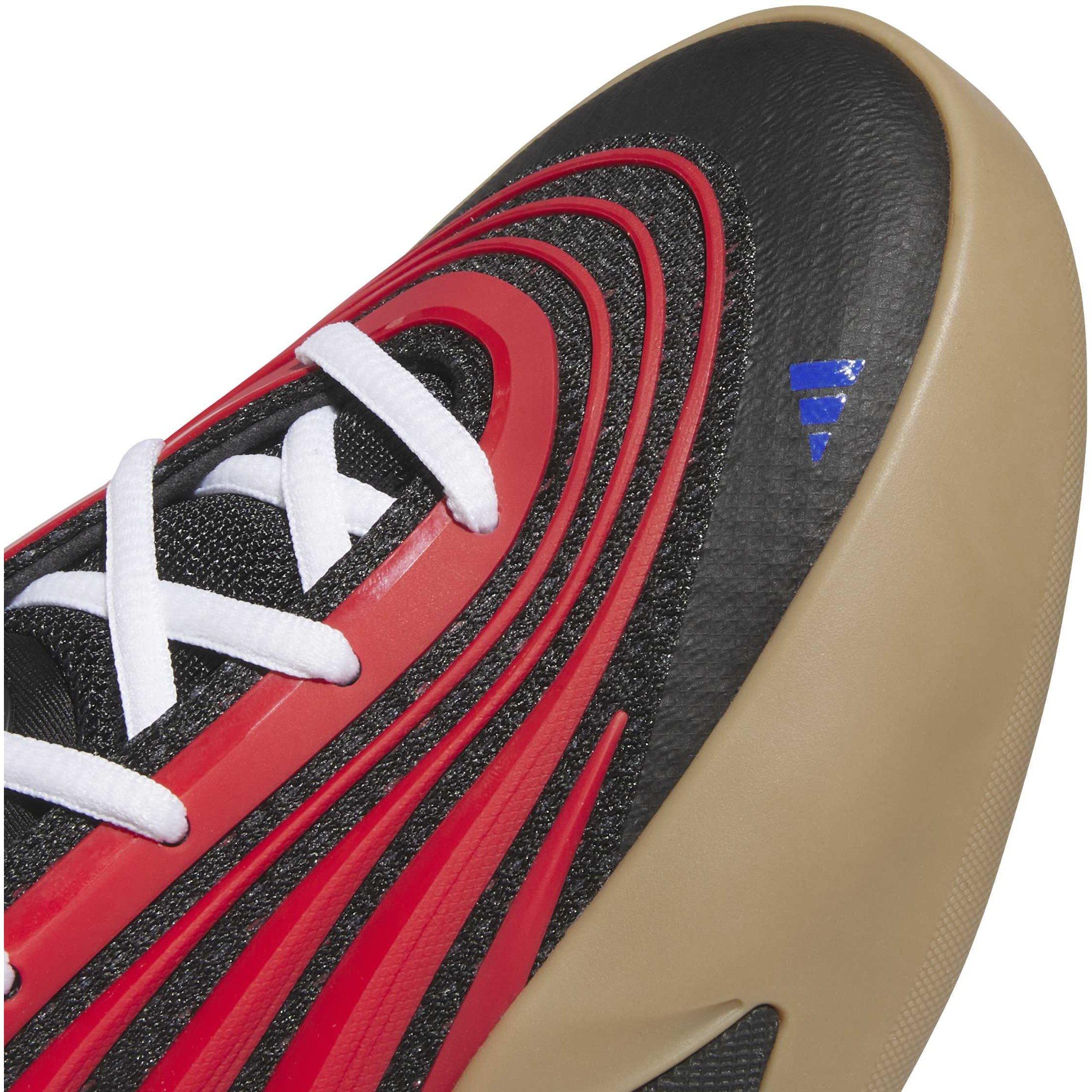 Black/Ruby/Gum - adidas - Dame X Mens Shoes - 8