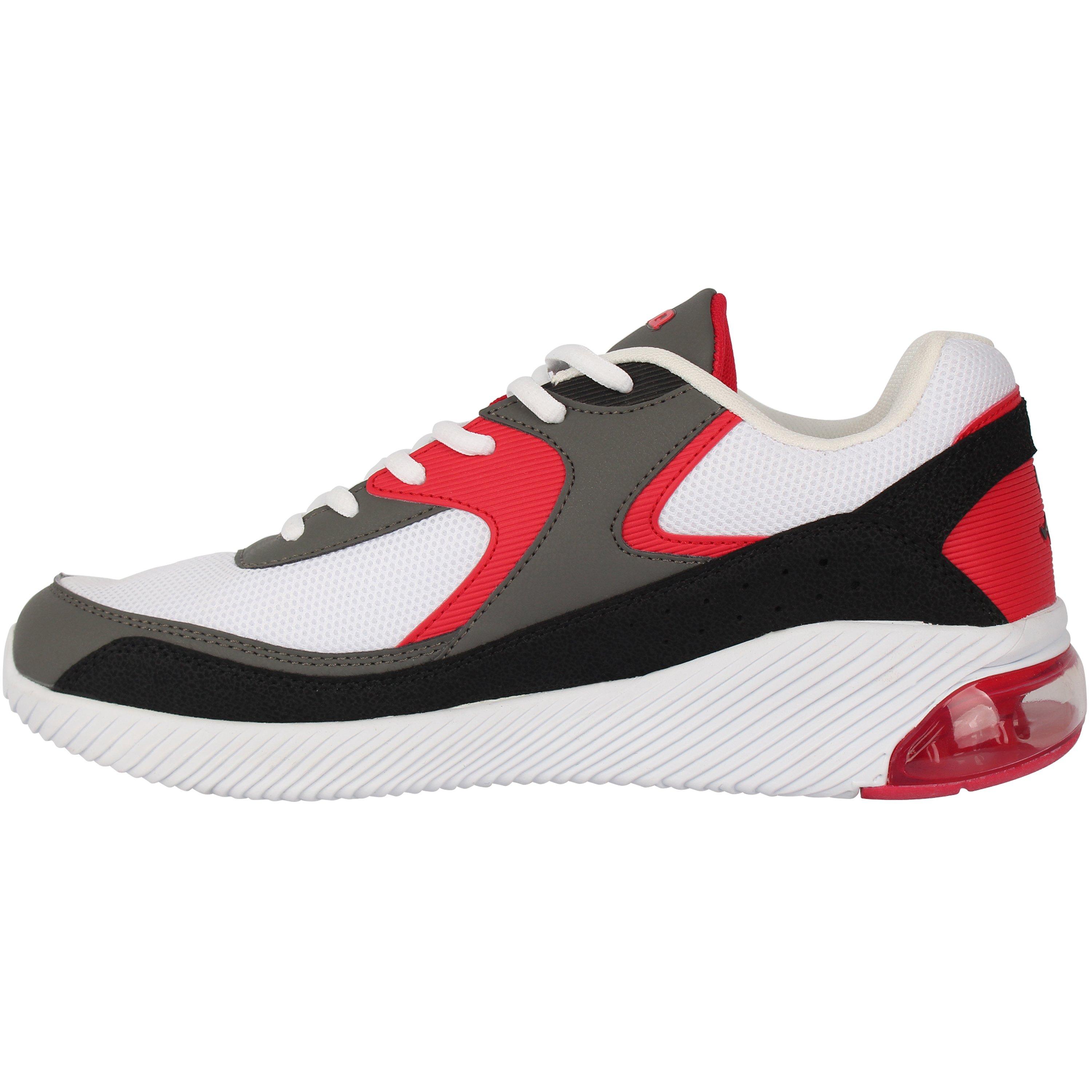 Blanco/Rojo - SHAQ - Armstrong Mens Basketball Trainers - 4