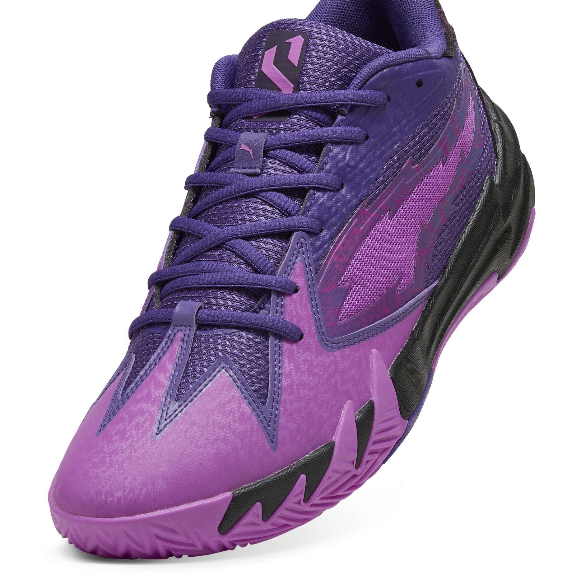 Magenta Pura - Puma - Men's Scoot Zeros Purple Lightning Basketball Trainers - 6