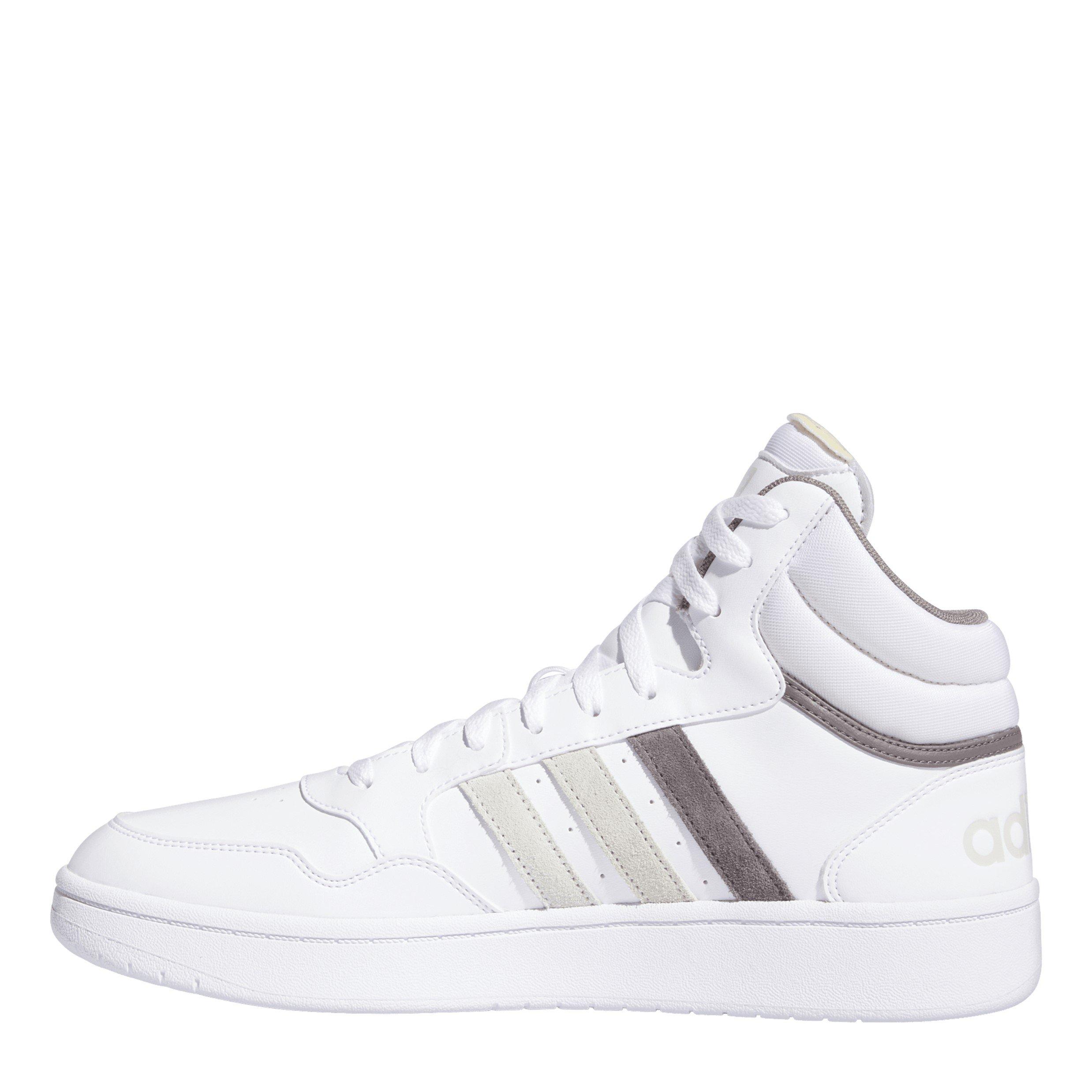 White/Orbit Gre - adidas - Men's Hoops 3.0 Mid Wtr Basketball Trainers - 2