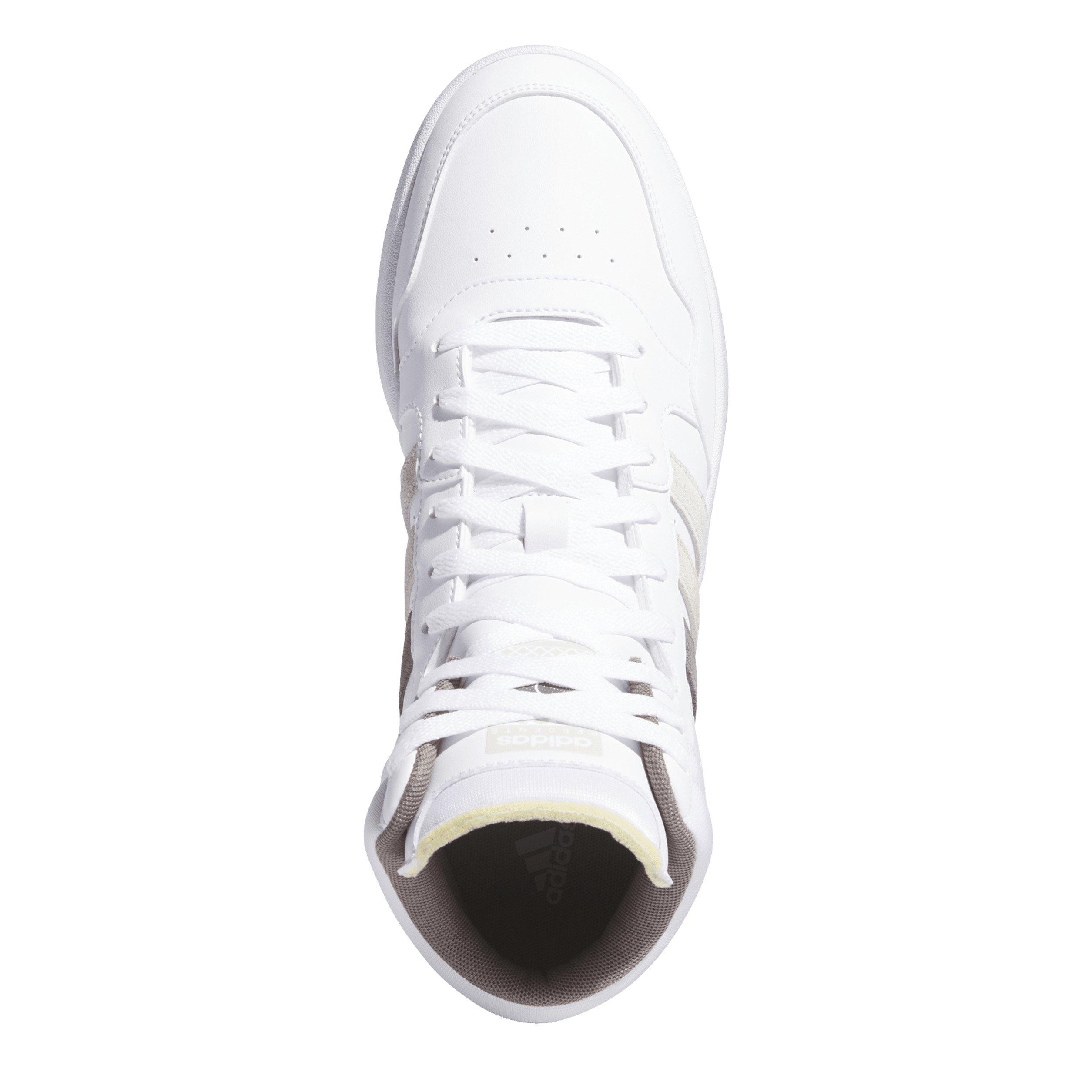 White/Orbit Gre - adidas - Men's Hoops 3.0 Mid Wtr Basketball Trainers - 5