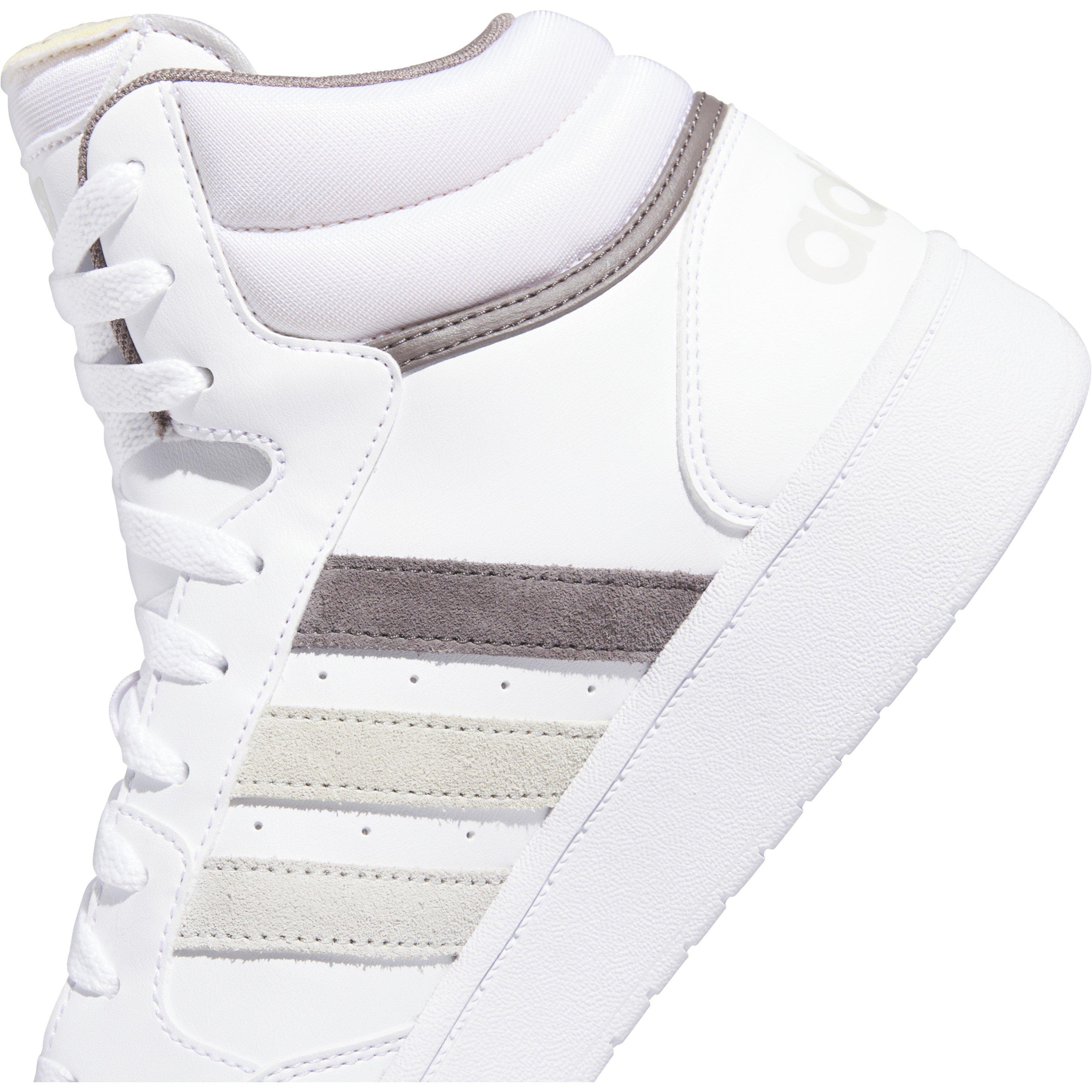 White/Orbit Gre - adidas - Men's Hoops 3.0 Mid Wtr Basketball Trainers - 7