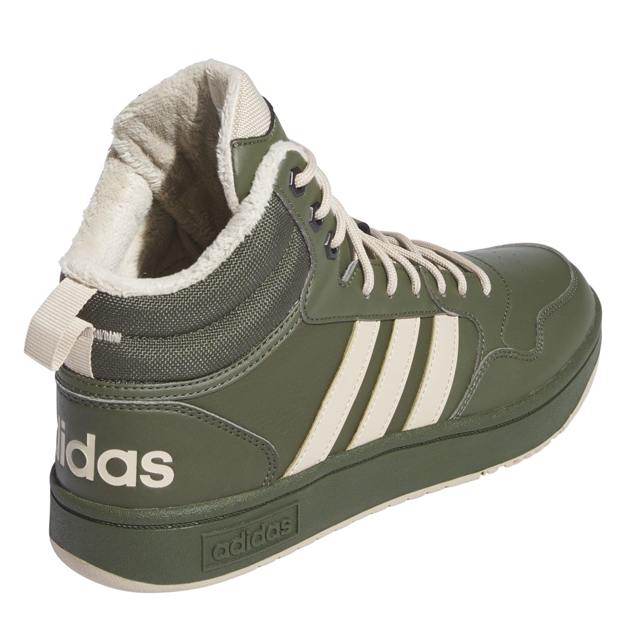Nightcarg/Clabr - adidas - Hoops 3.0 Mid Wtr Basketball Trainers - 4