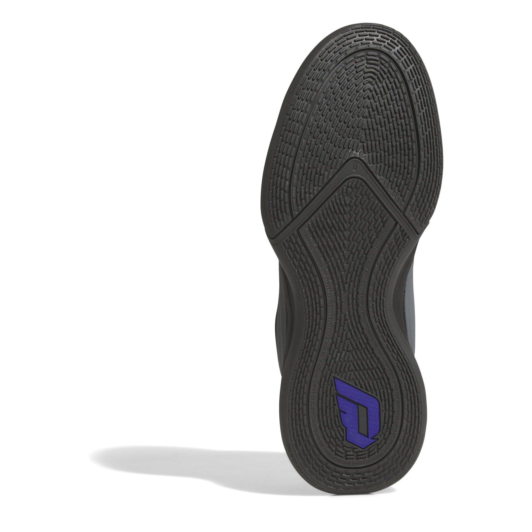 Blck/Iron/Blu - adidas - Dame X Basketball Shoes Mens - 6