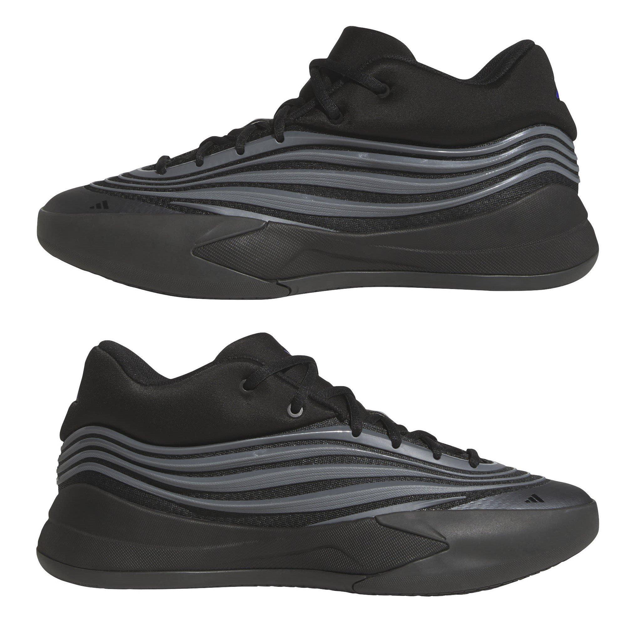 Blck/Iron/Blu - adidas - Dame X Basketball Shoes Mens - 9