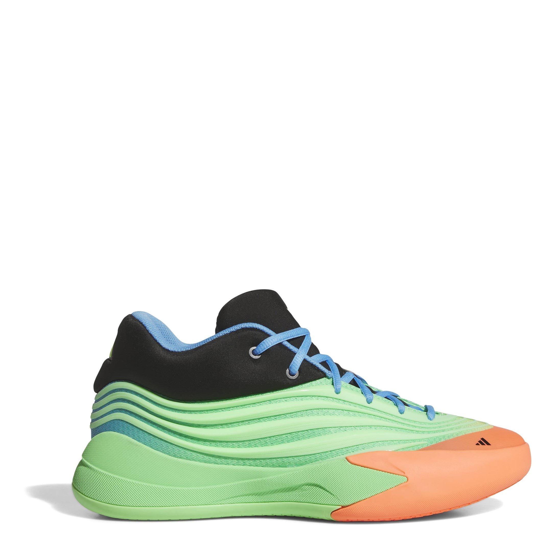 Black/Coral - adidas - Dame X Basketball Shoes Mens - 1