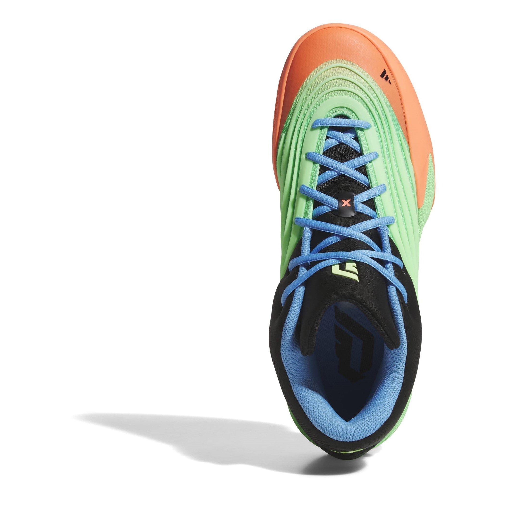 Crna/Koraljna - adidas - Dame X Basketball Shoes Mens - 5