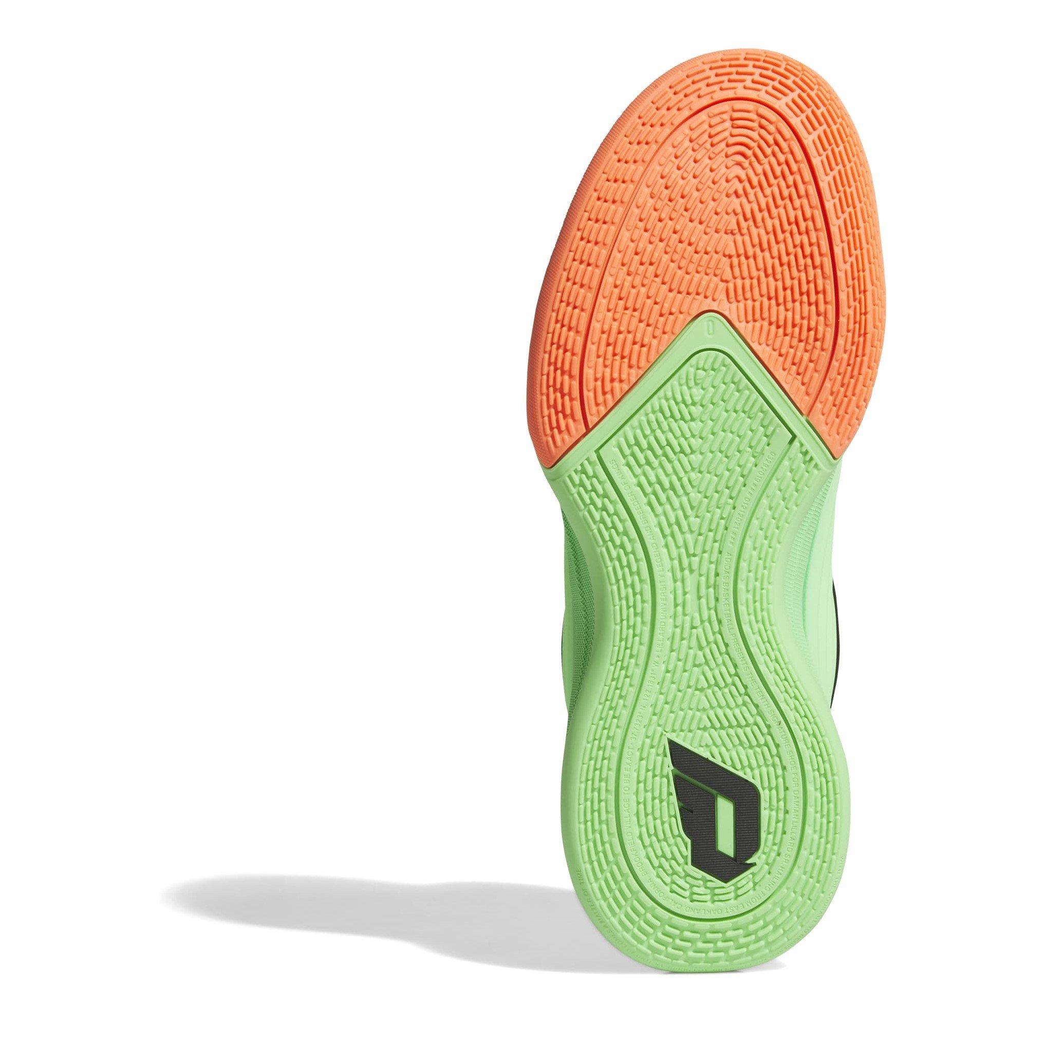 Crna/Koraljna - adidas - Dame X Basketball Shoes Mens - 6