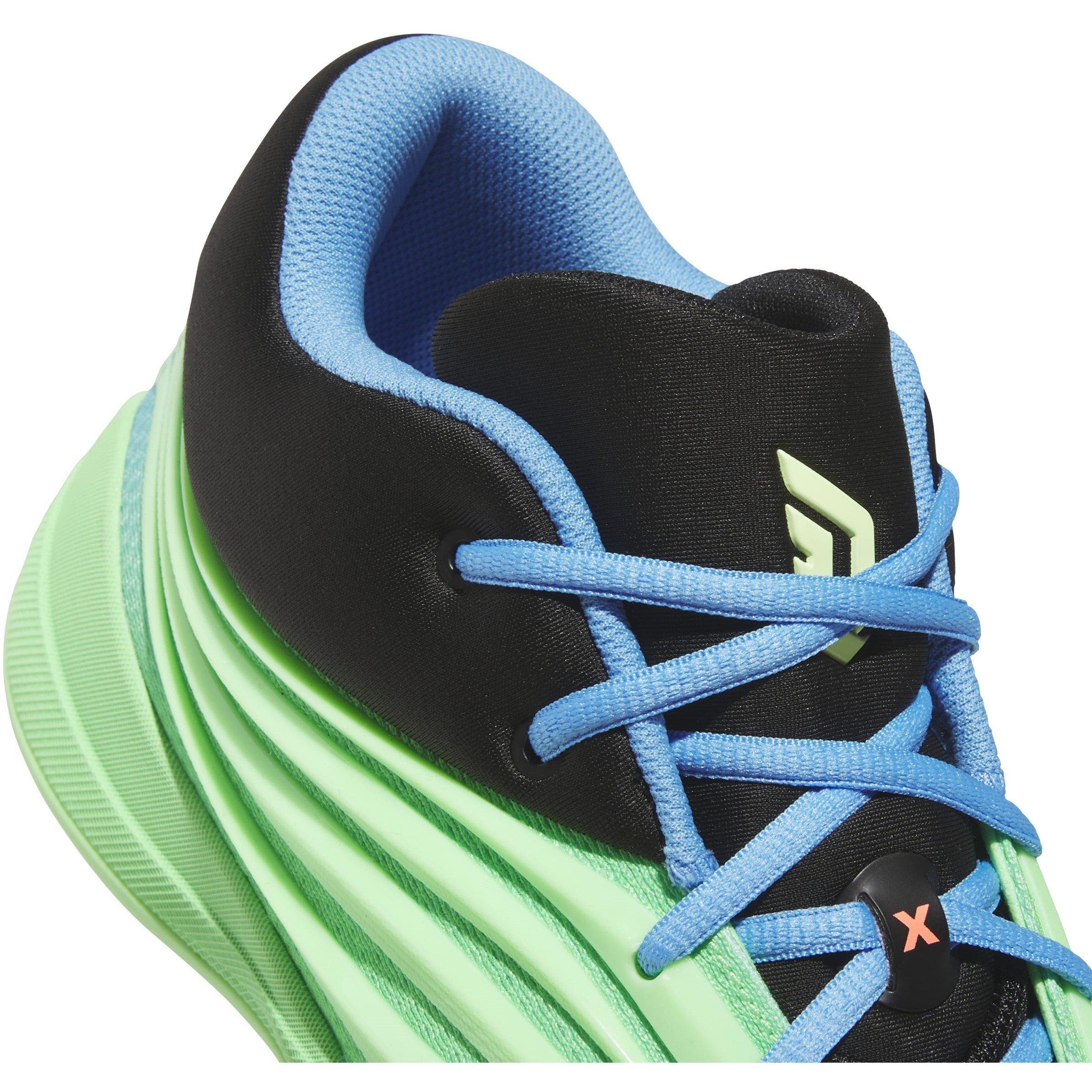 Crna/Koraljna - adidas - Dame X Basketball Shoes Mens - 8