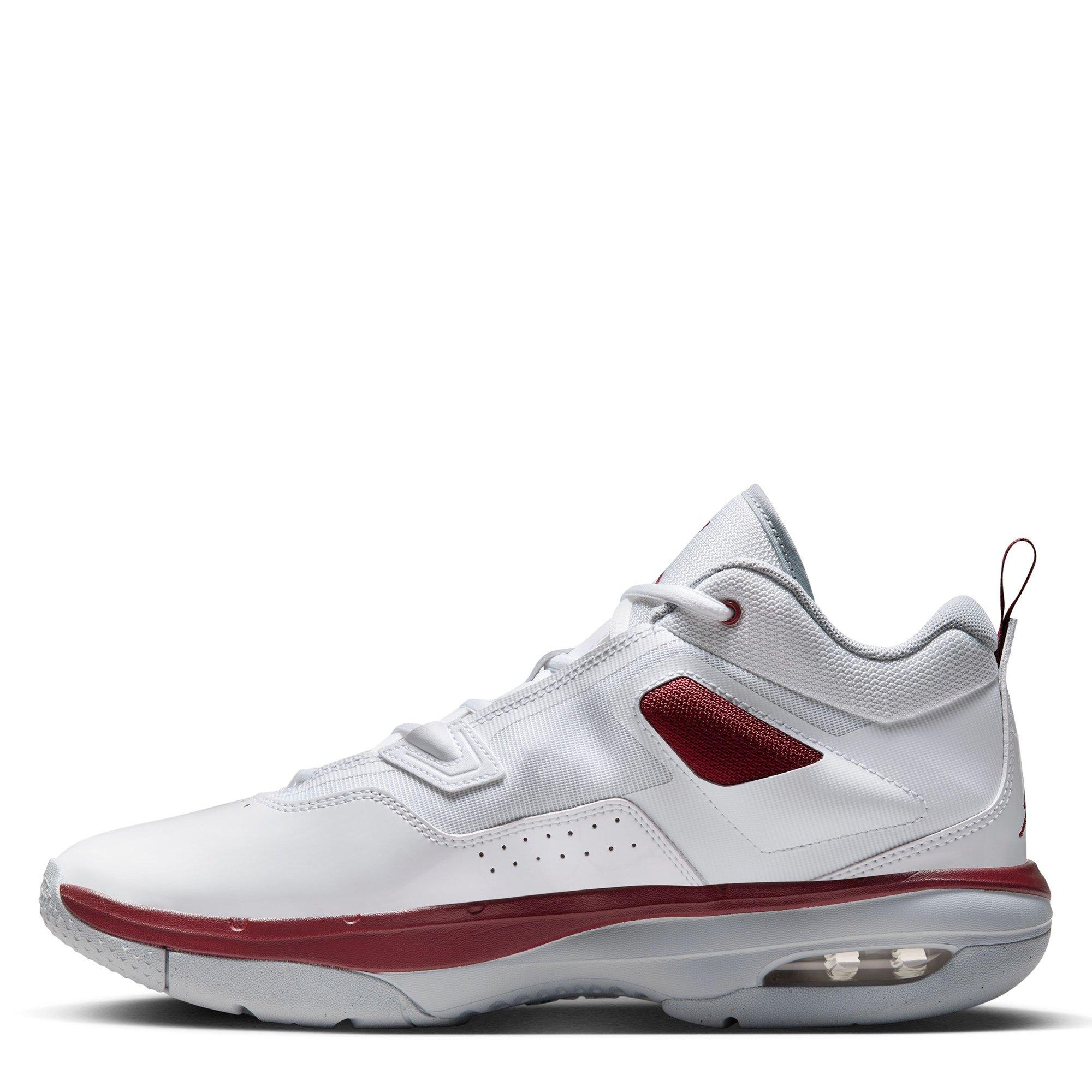 White/Red-Grey - Nike - Jordan Stay Loyal 3 Basketball Shoes - 2