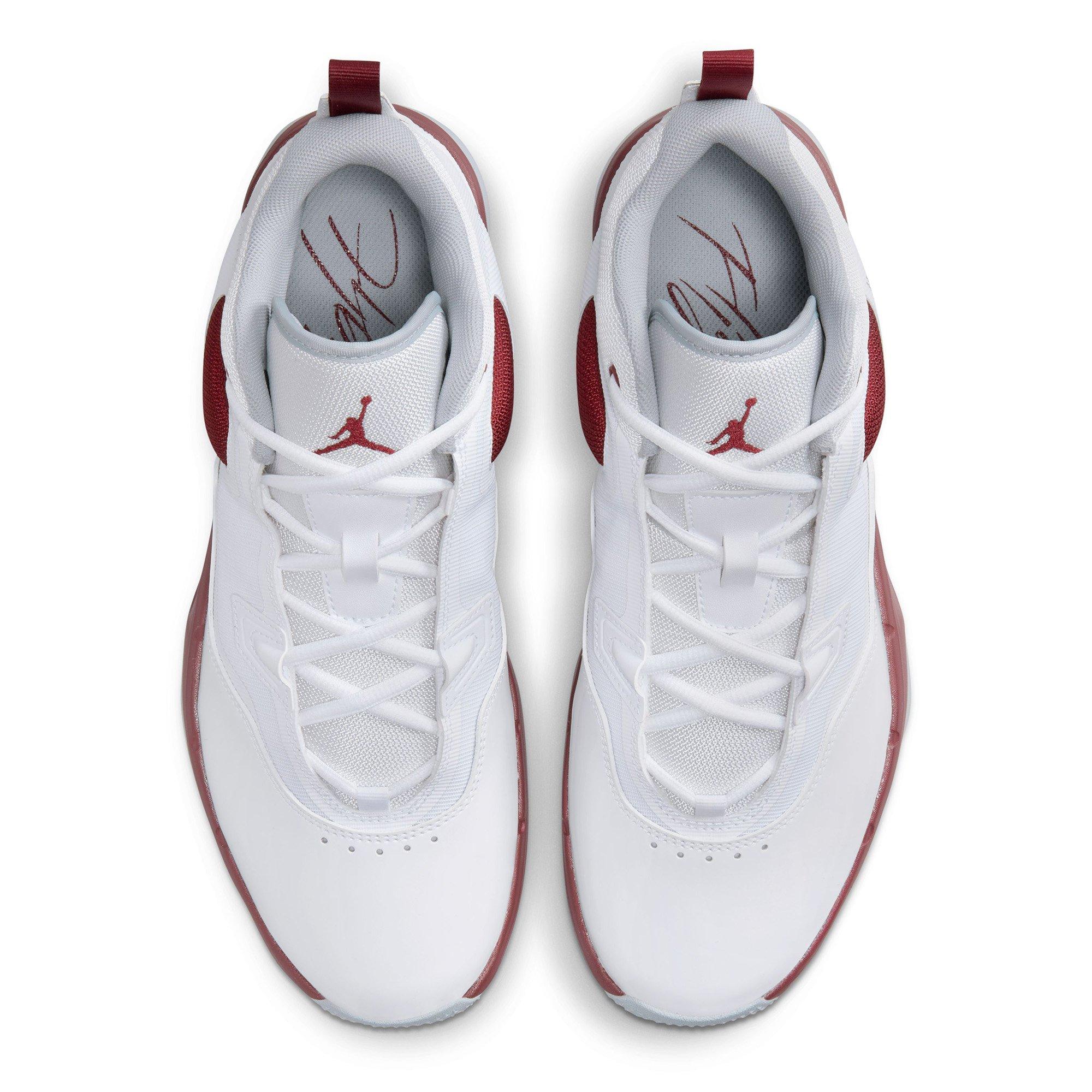 White/Red-Grey - Nike - Jordan Stay Loyal 3 Basketball Shoes - 4