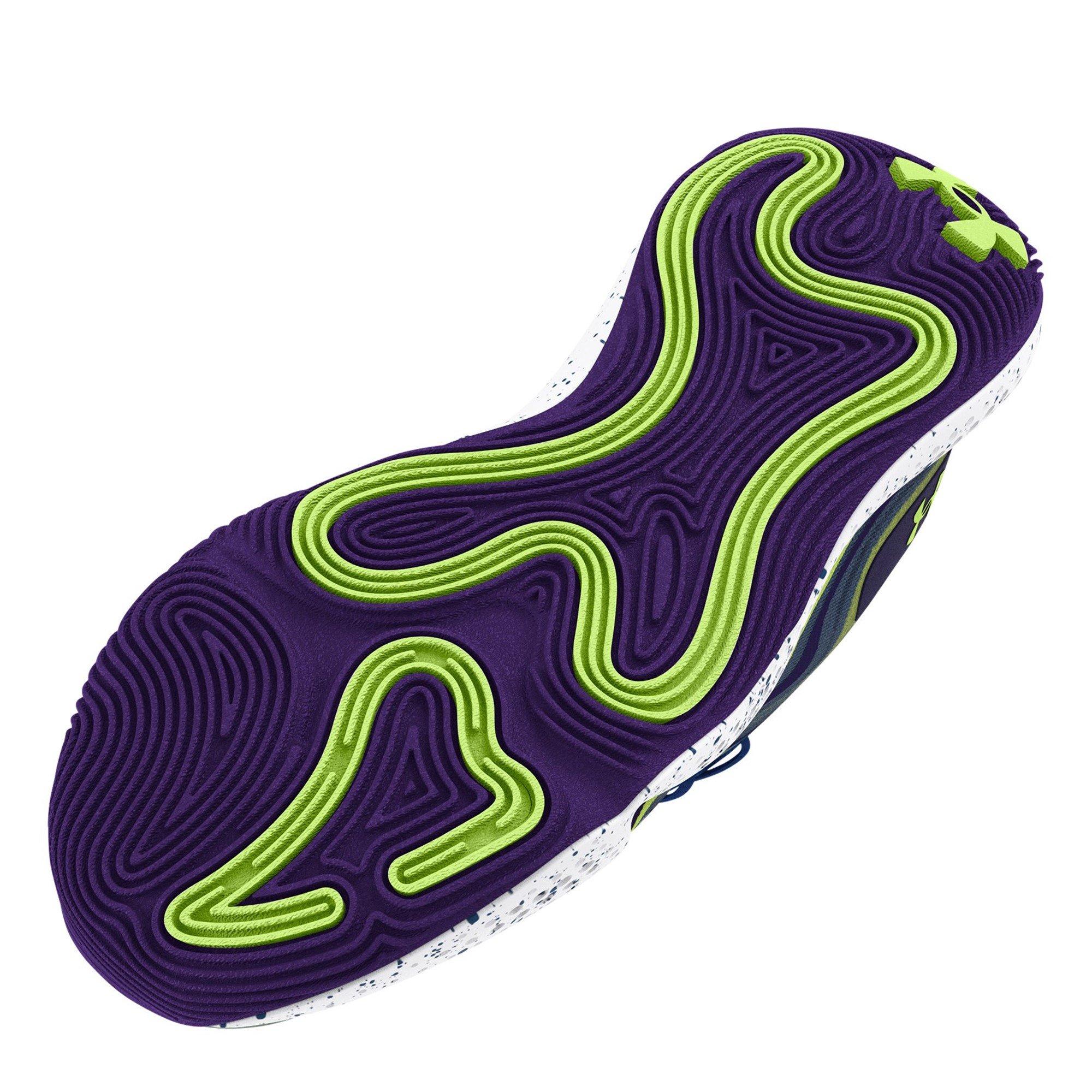 Blau - Under Armour - Adults Spawn Basketball Trainers - 3