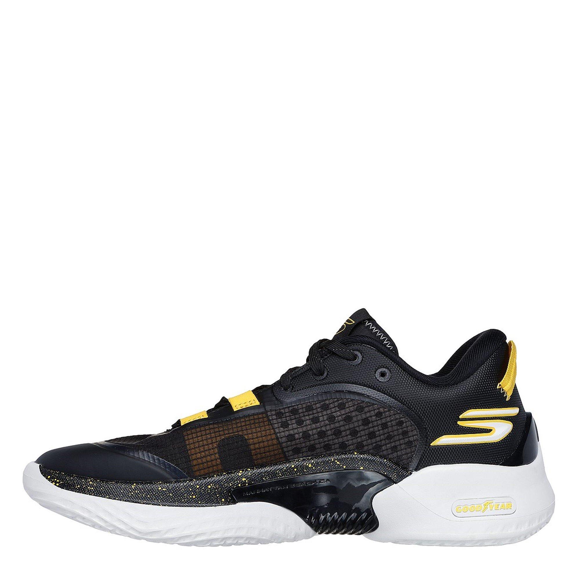Black/Gold - Skechers - Lockdown Basketball Trainers - 2