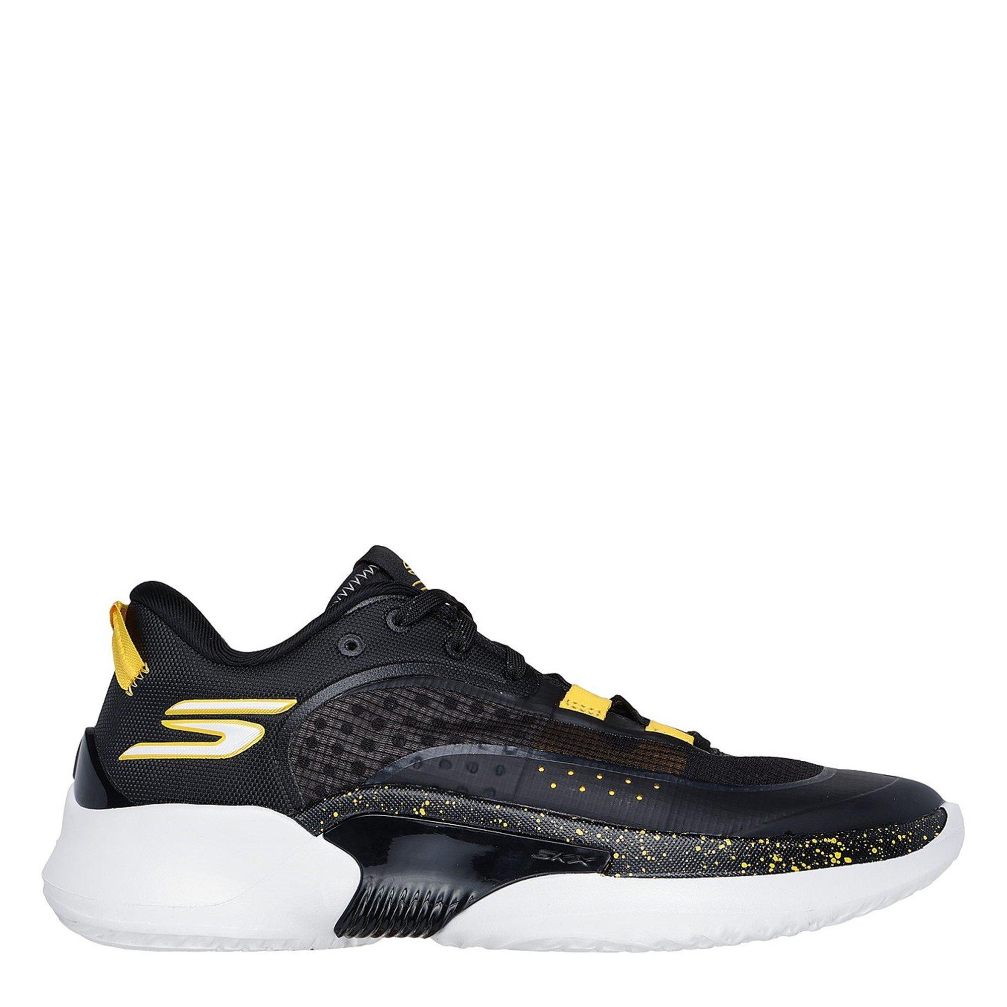 Black/Gold - Skechers - Lockdown Basketball Trainers - 3