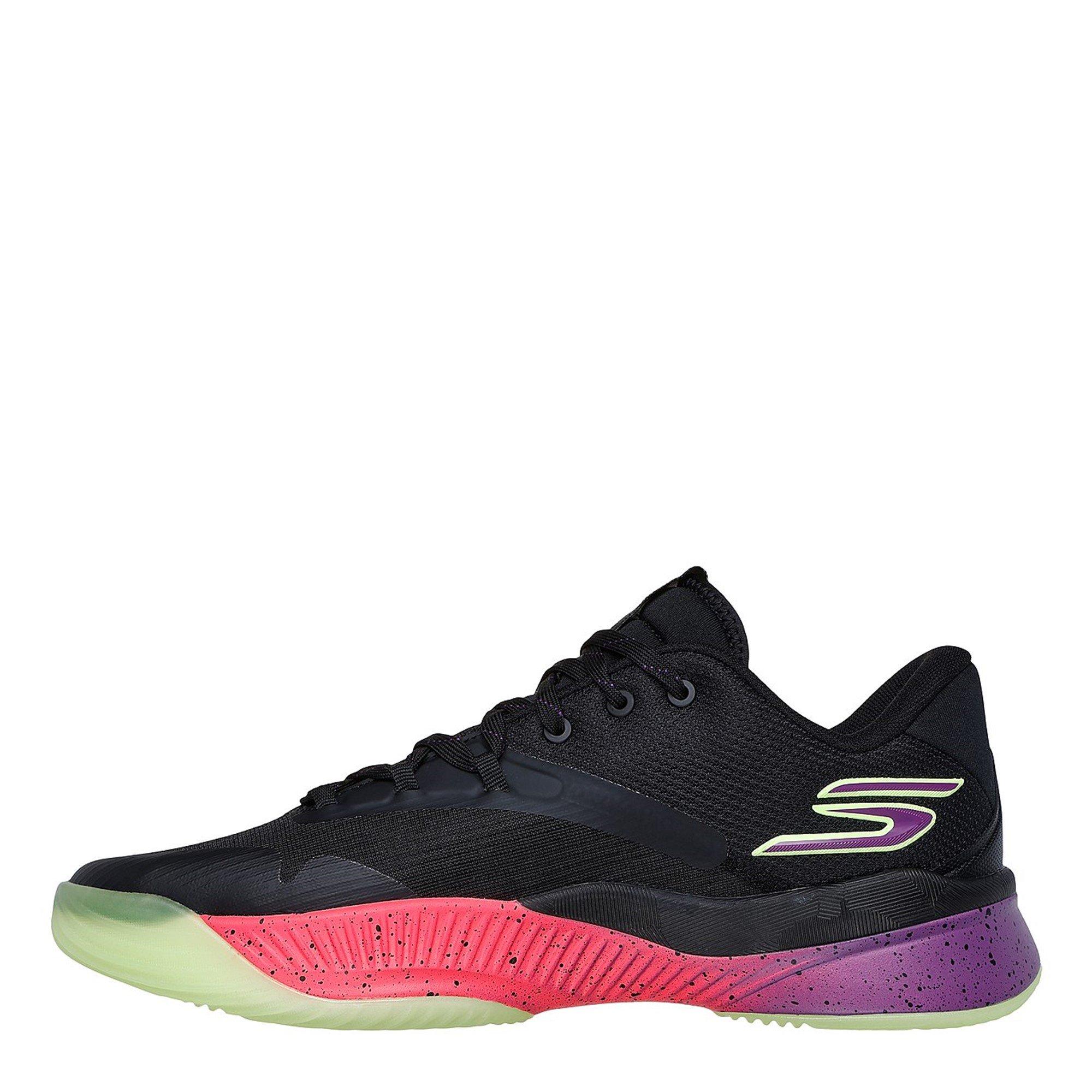 Black/Pink - Skechers - Nexus Basketball Trainers - 2