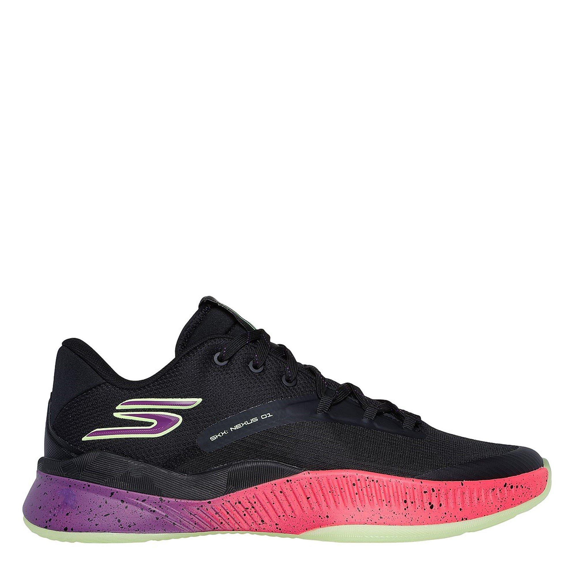 Black/Pink - Skechers - Nexus Basketball Trainers - 3