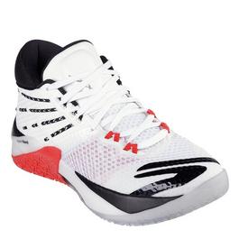 Skechers Skechers Breathable Mesh Tpu Heel Lock High Basketball Trainers Mens