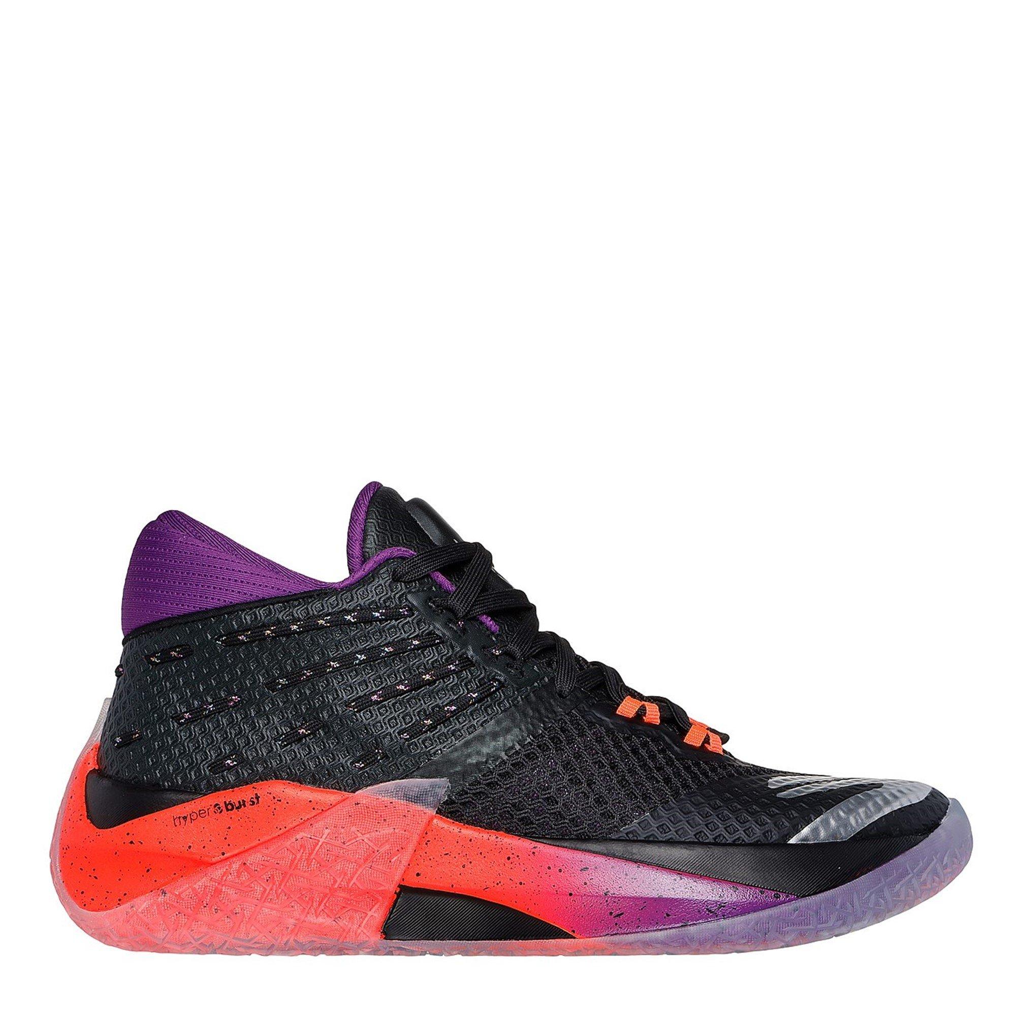 Black/Pink - Skechers - Reign Basketball Trainers Mens - 3
