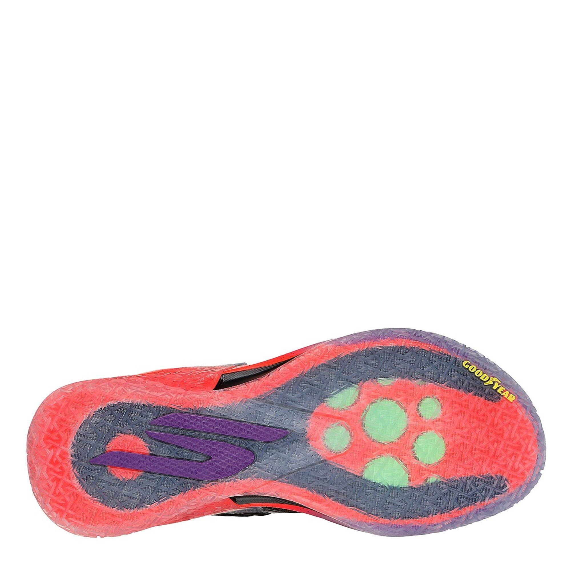 Black/Pink - Skechers - Reign Basketball Trainers Mens - 4