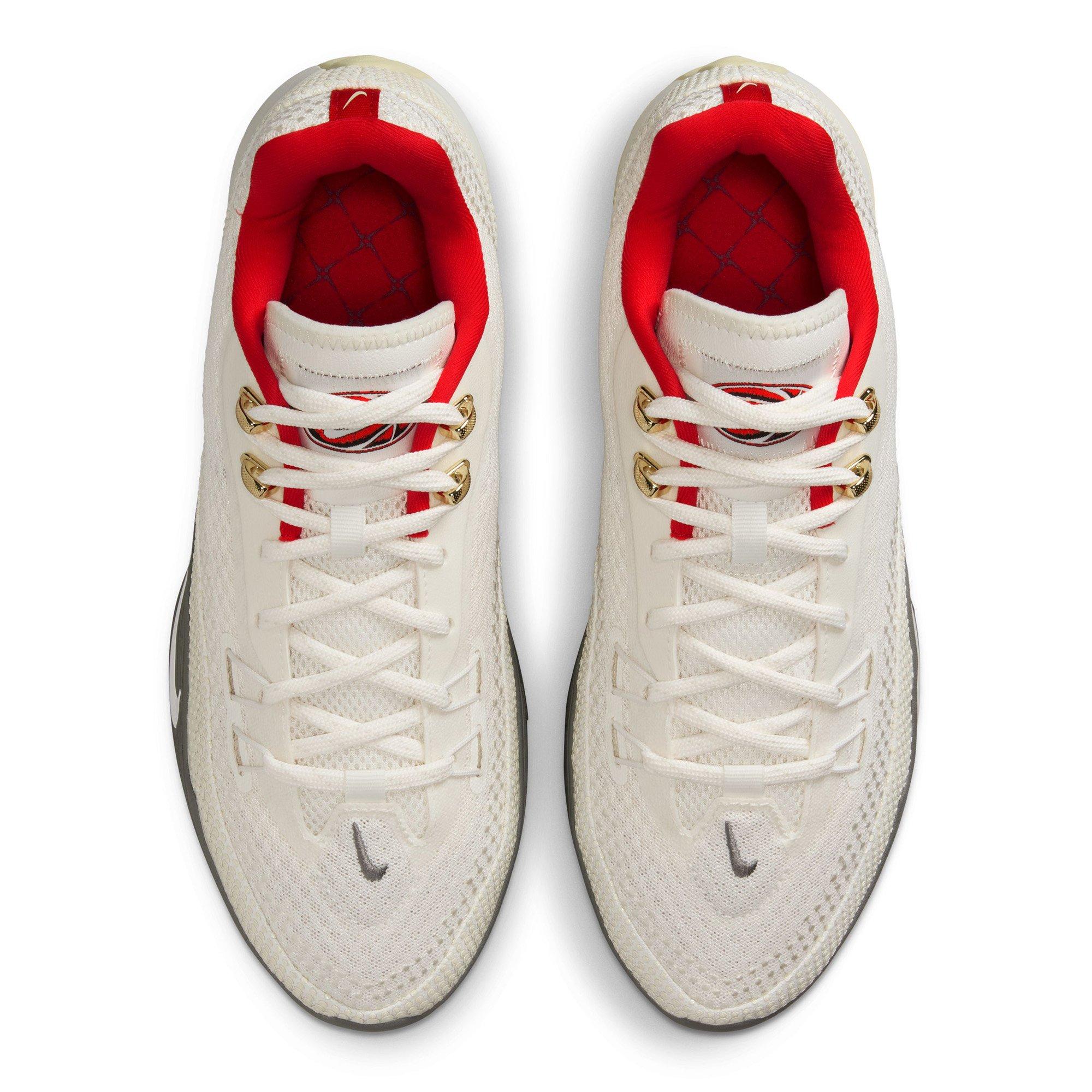 White/Red - Nike - Flare  S.T. Flare EP Mens Basketball Shoes - 4