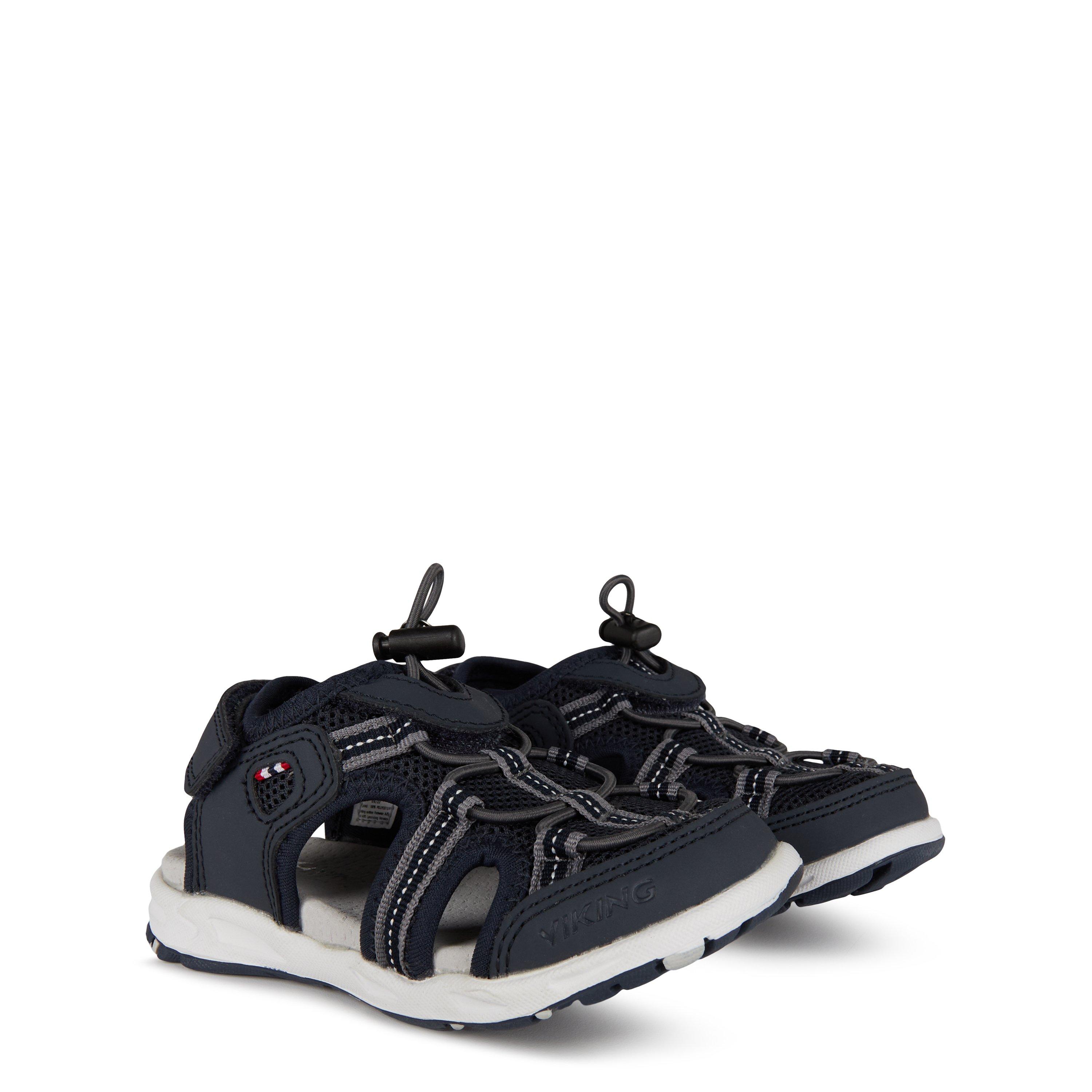 Navy/Grey - Viking - Kids' THRILL Walking Sandals - 3