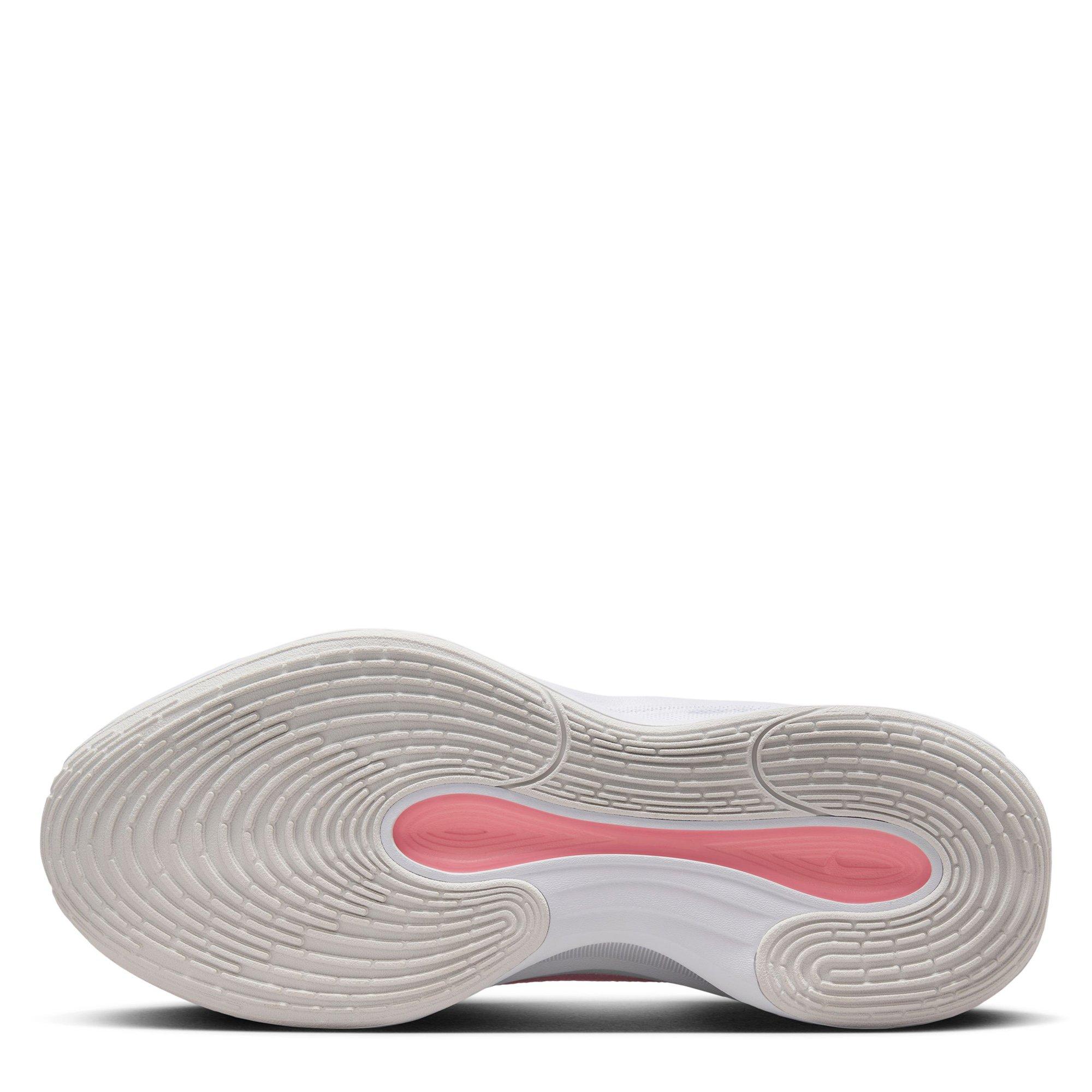 Pink/Grey/Tint - Nike - G.T. Hustle Academy EP Mens Basketball Shoes - 3