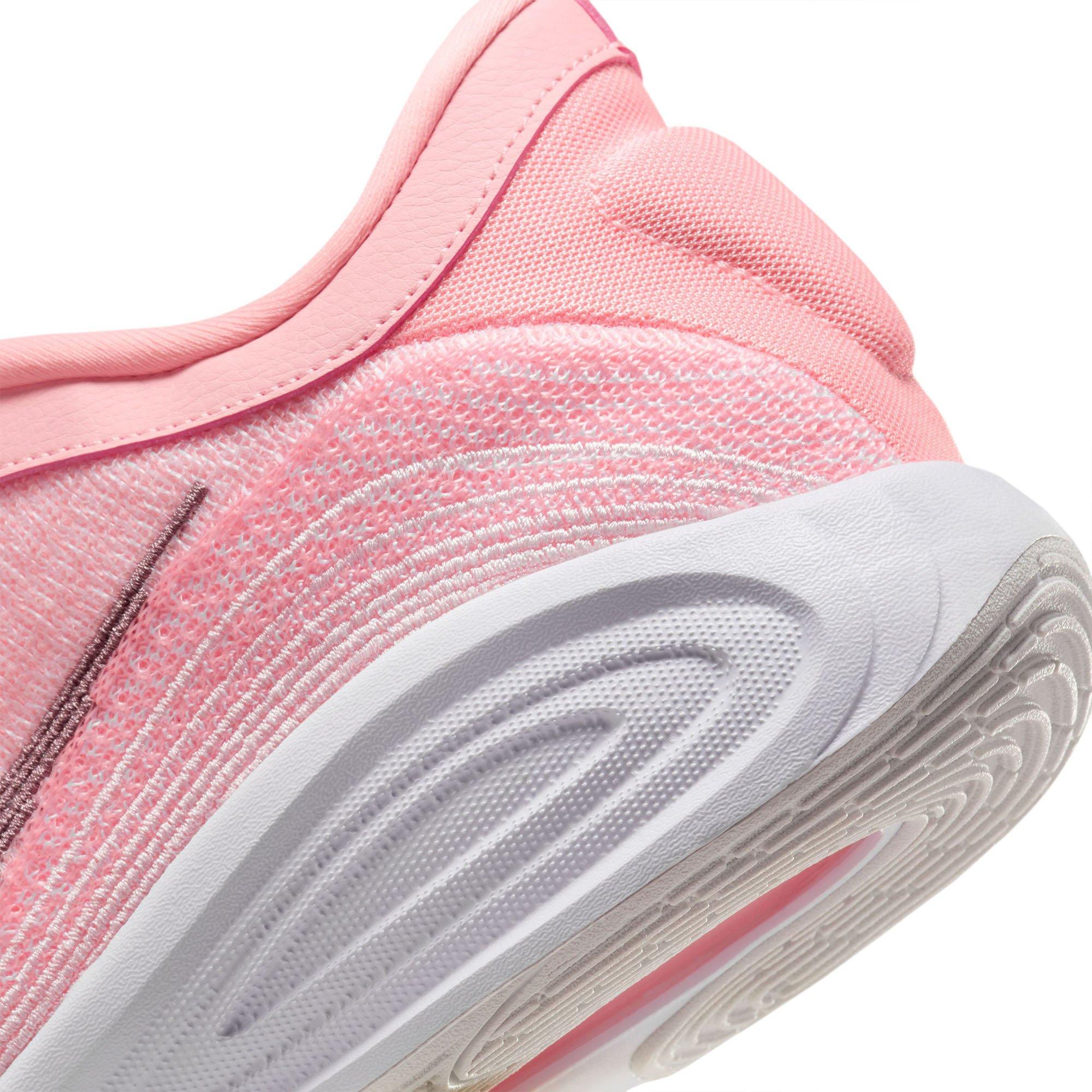 Pink/Grey/Tint - Nike - G.T. Hustle Academy EP Mens Basketball Shoes - 8