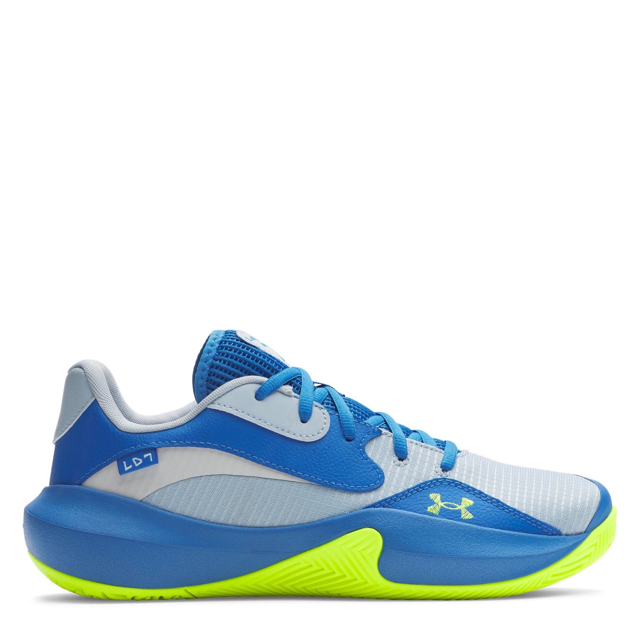 Under Armour Men's Ua Lockdown 7 Low Basketball Trainers - Blue - 6.5 (40.5)