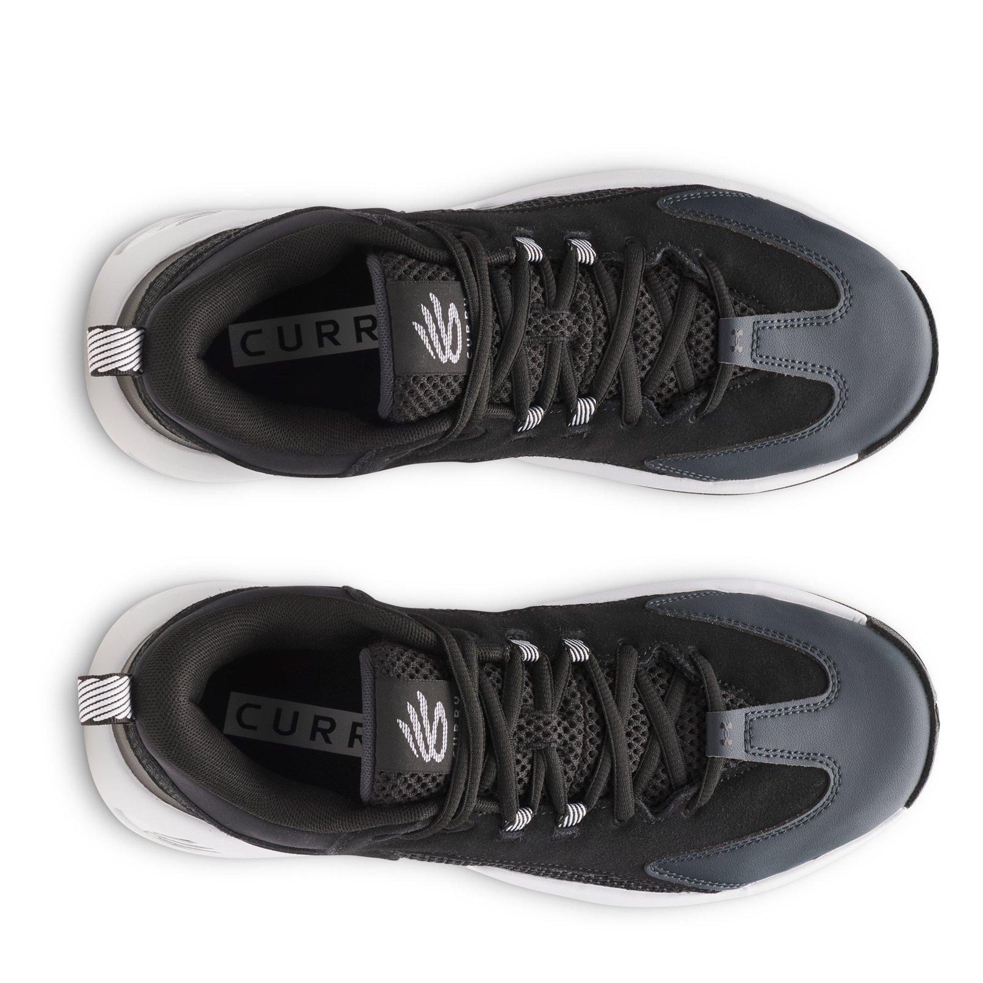 Black/Grey - Under Armour - Curry Basketball Trainers - 4