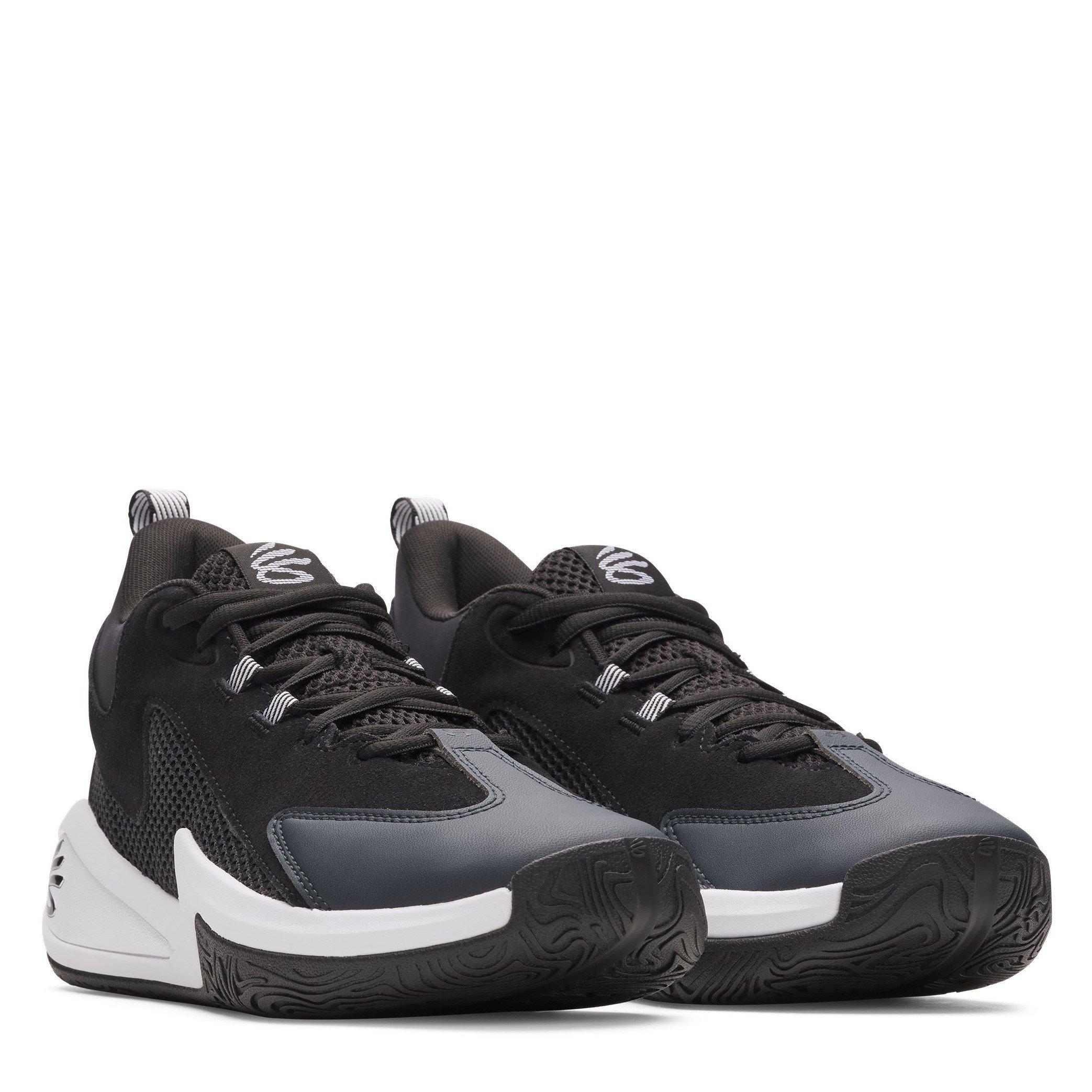 Black/Grey - Under Armour - Curry Basketball Trainers - 5