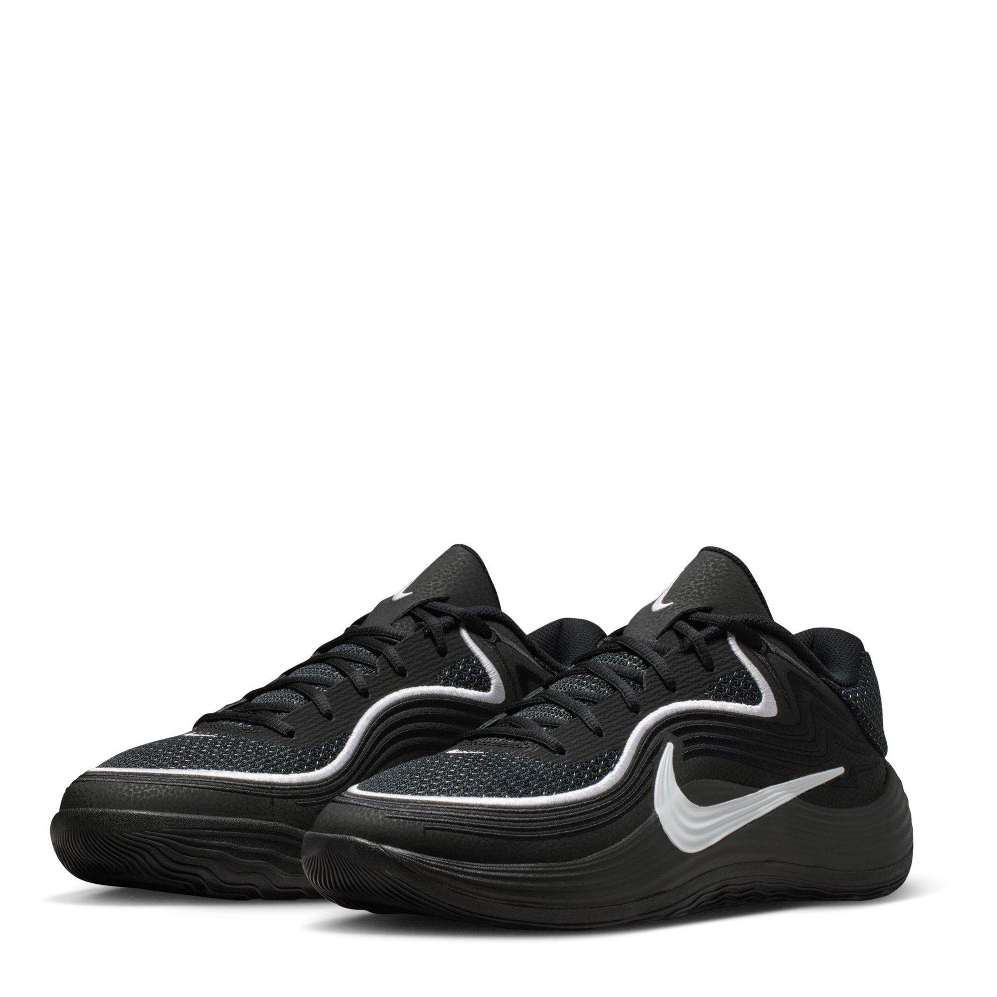 Sort/Hvid - Nike - Men's Basketball Trainers - 4