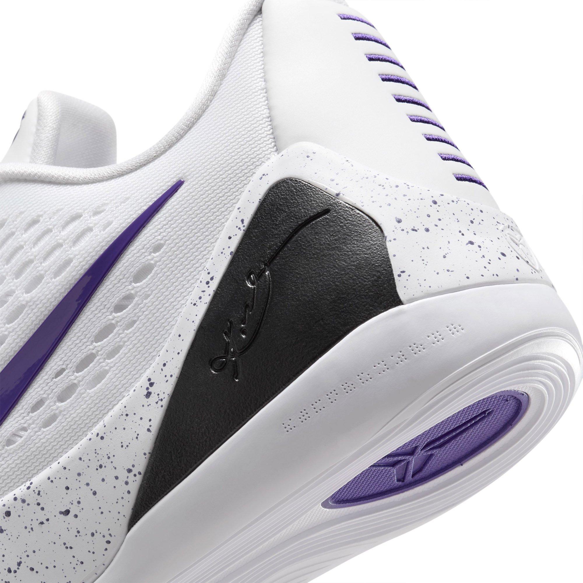 Wht/Purple-Wht - Nike - Kobe IX Elite Low EM Protro Basketball Shoes - 10