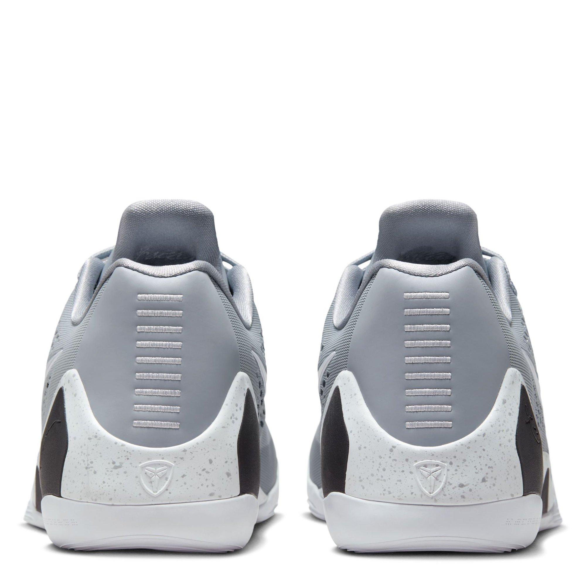 Wolf Grey/White - Nike - Kobe IX Elite Low EM Protro Basketball Shoes - 7