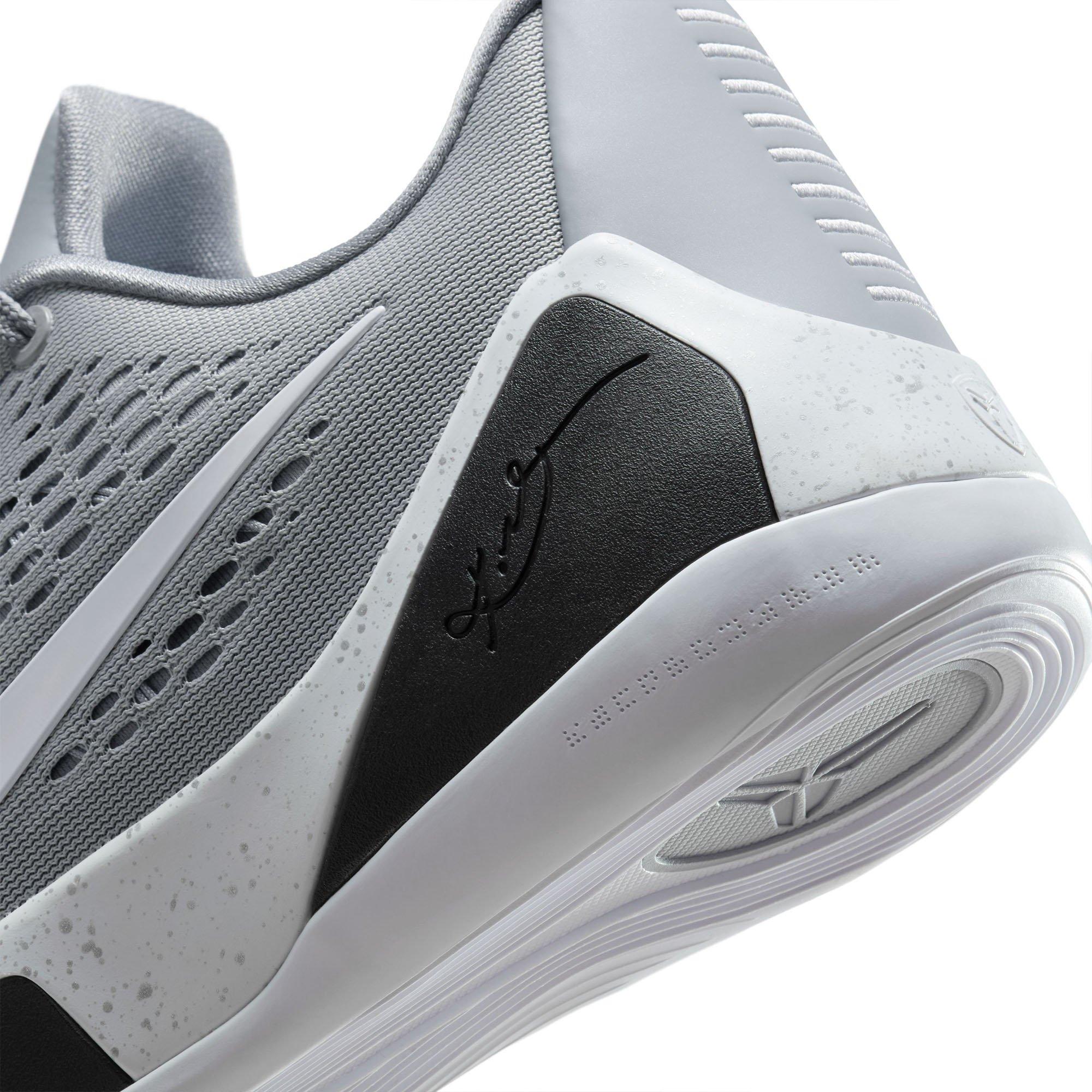 Wolf Grey/White - Nike - Kobe IX Elite Low EM Protro Basketball Shoes - 9