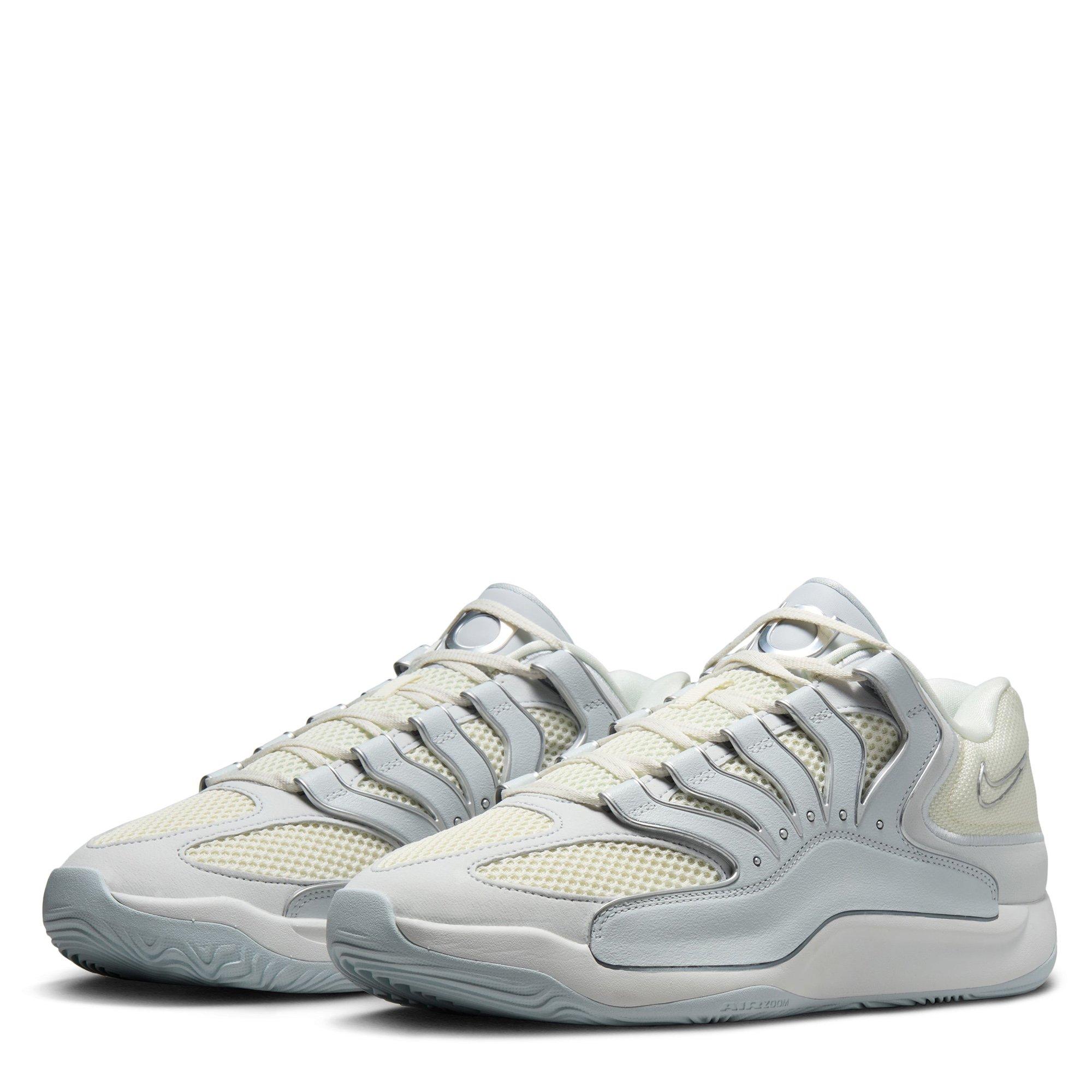 Platinum/Grey - Nike - Kevin Durant KD18 EP Basketball Shoes - 5