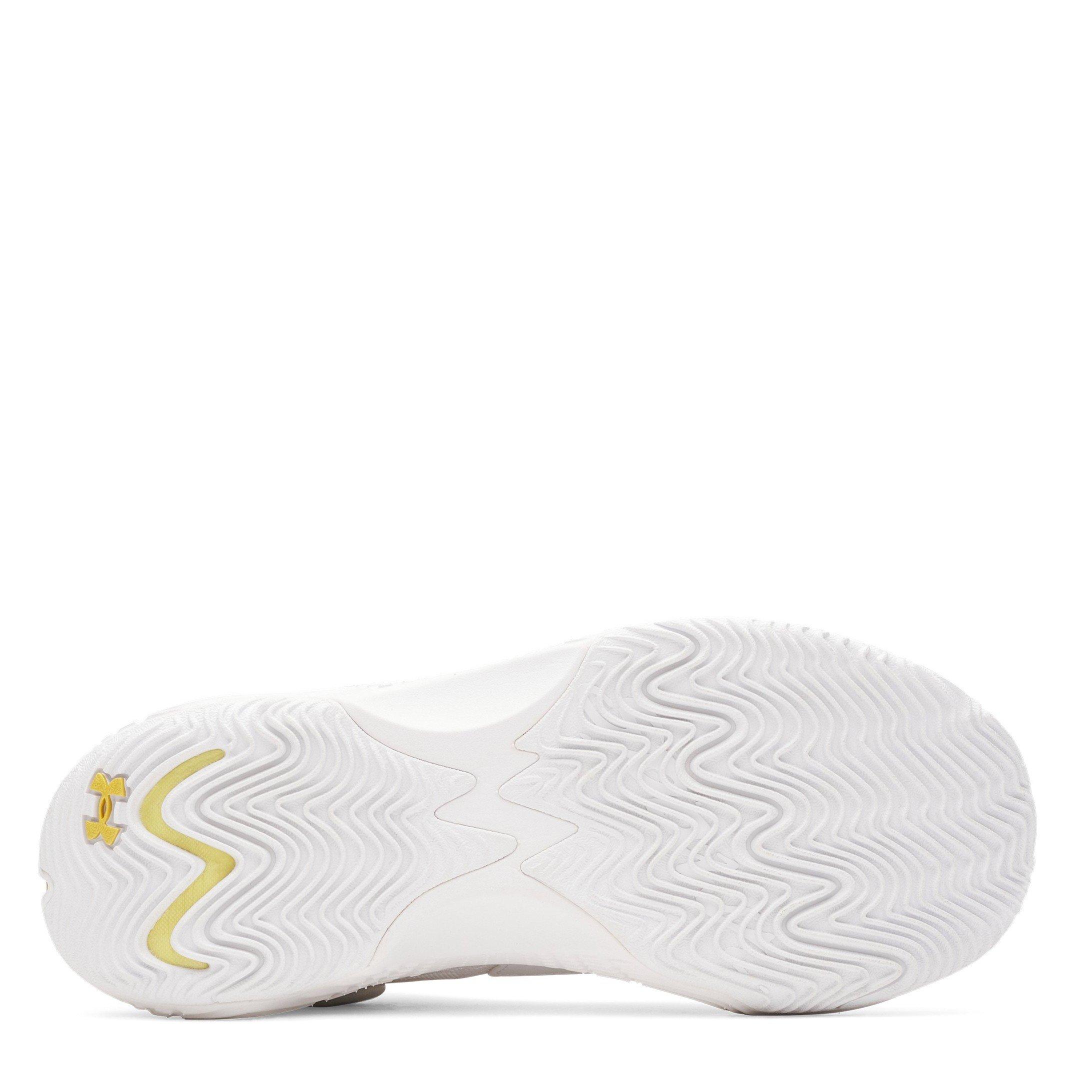 White - Under Armour - Men's Spawn 7 Basketball Trainers - 3