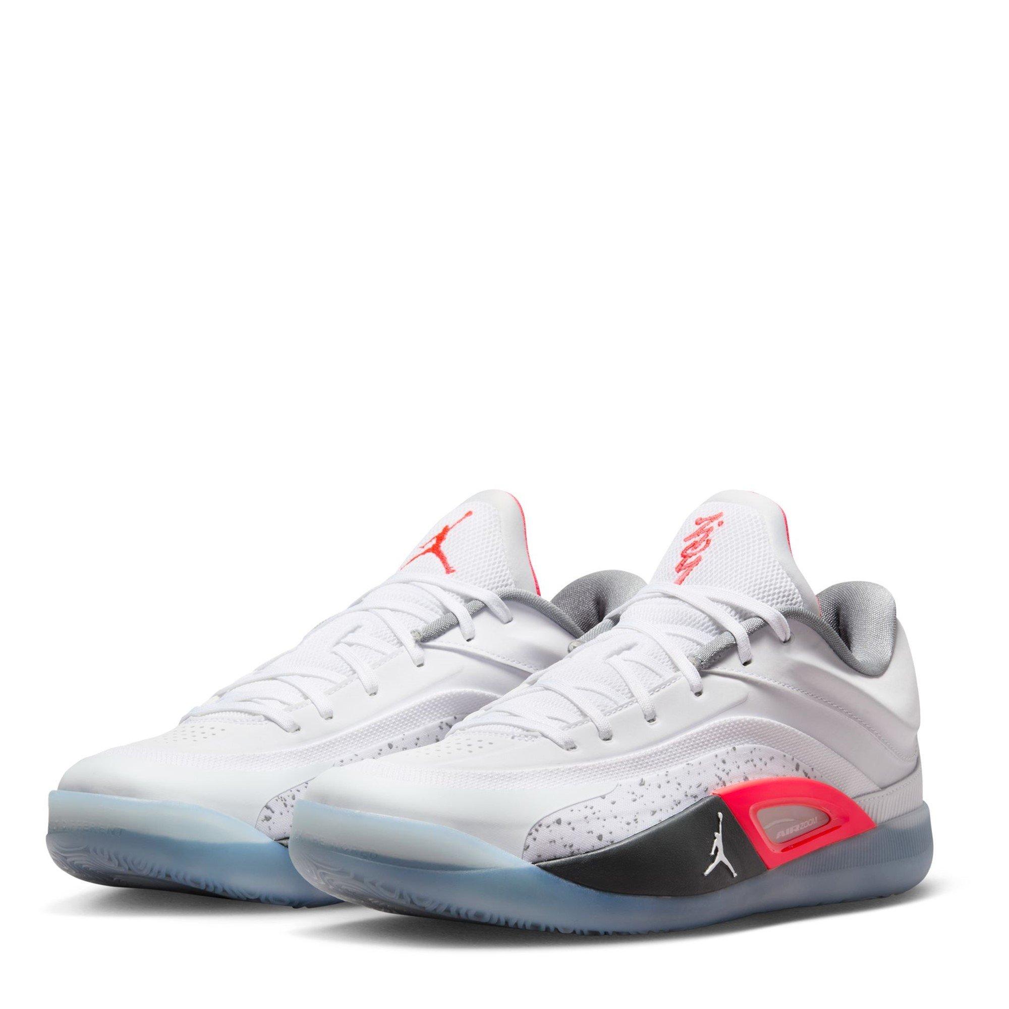 White/Red - Air Jordan - Men's Zion Basketball Trainers - 4