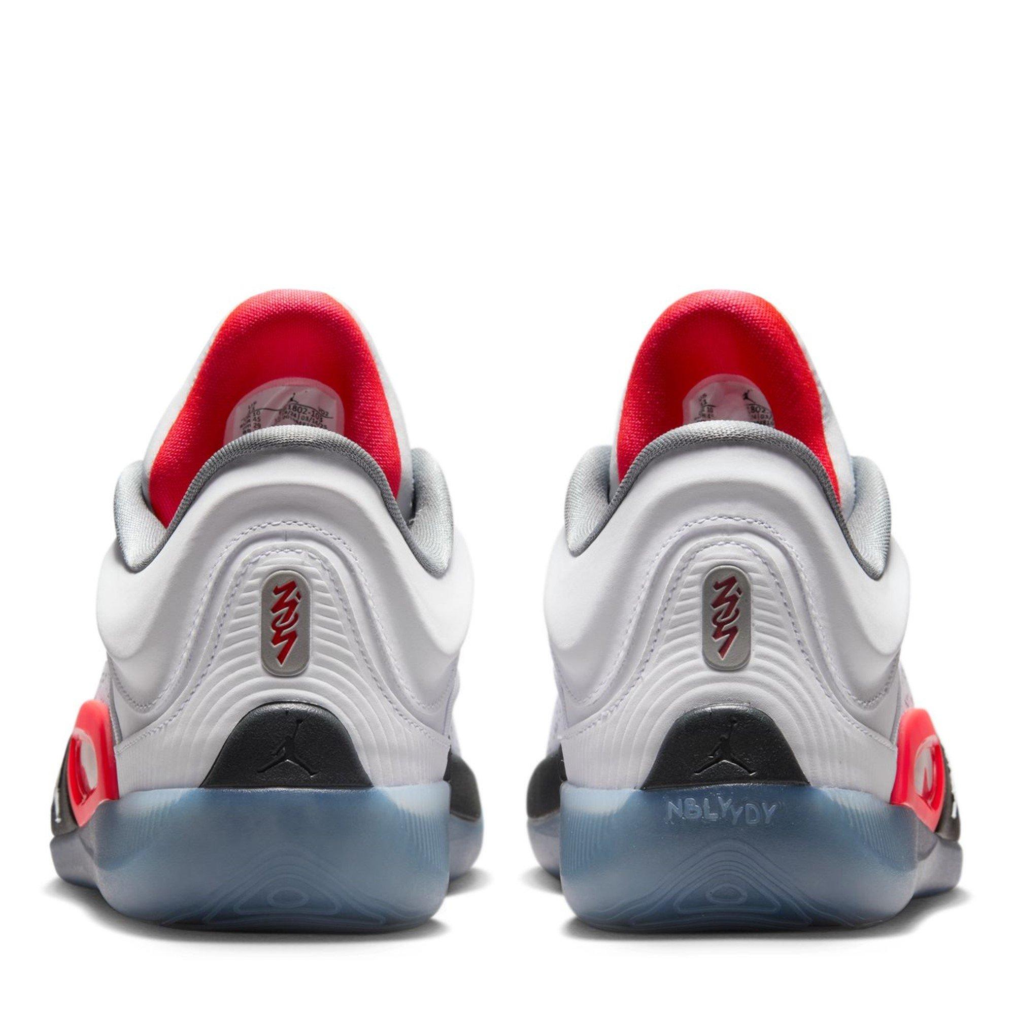 White/Red - Air Jordan - Men's Zion Basketball Trainers - 5