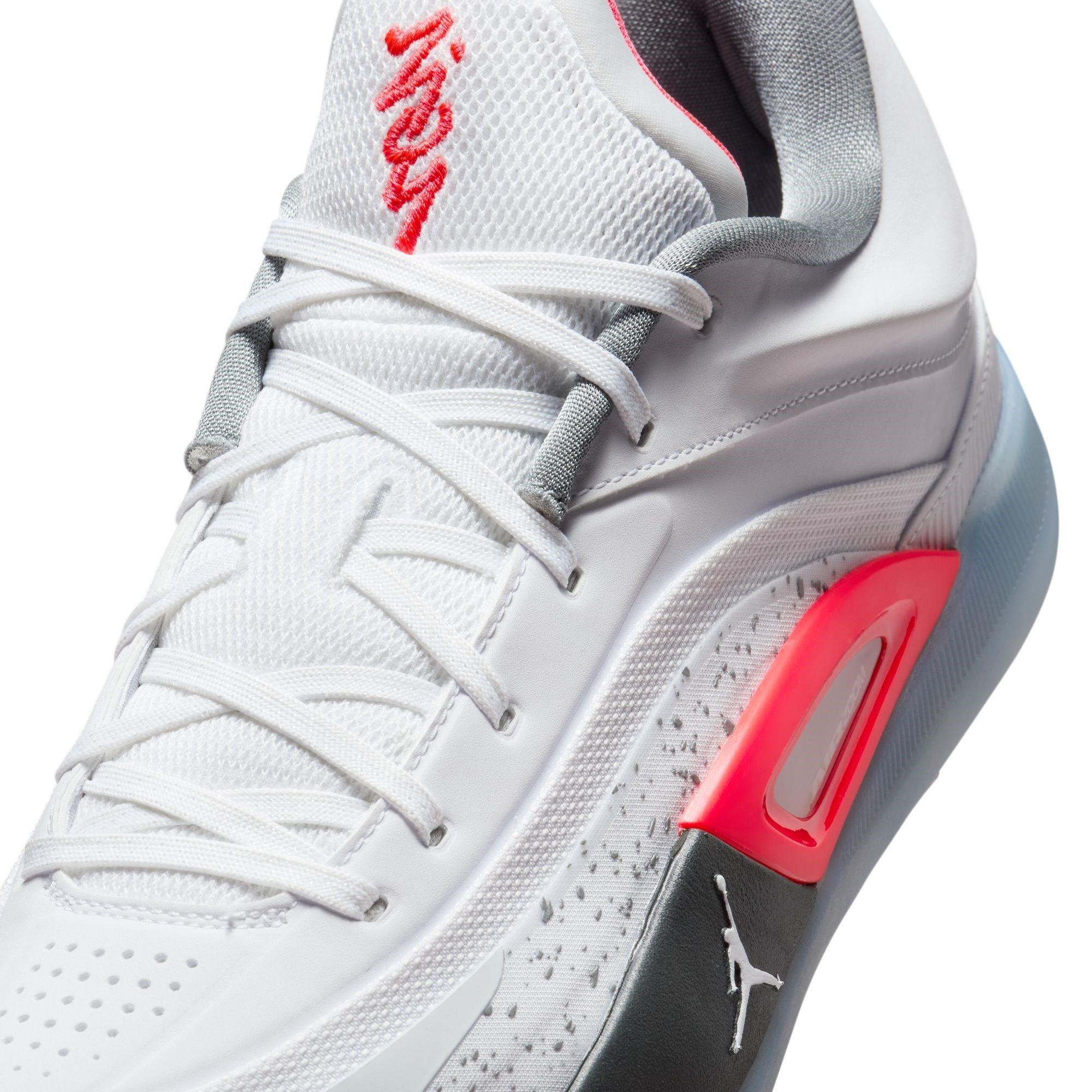 White/Red - Air Jordan - Men's Zion Basketball Trainers - 8