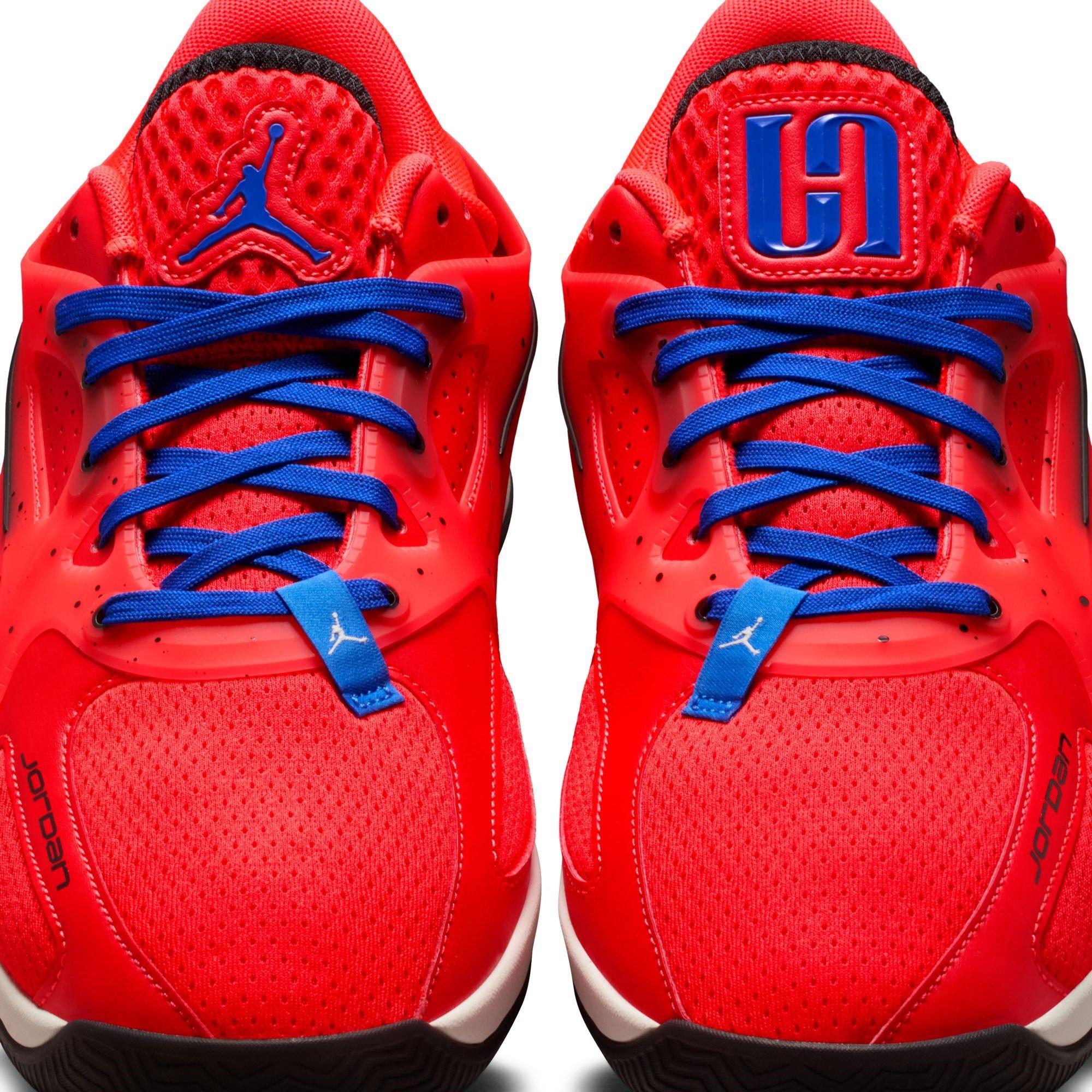 Red/Blue - Nike - Jordan Heir Basketball Trainers Adults - 10