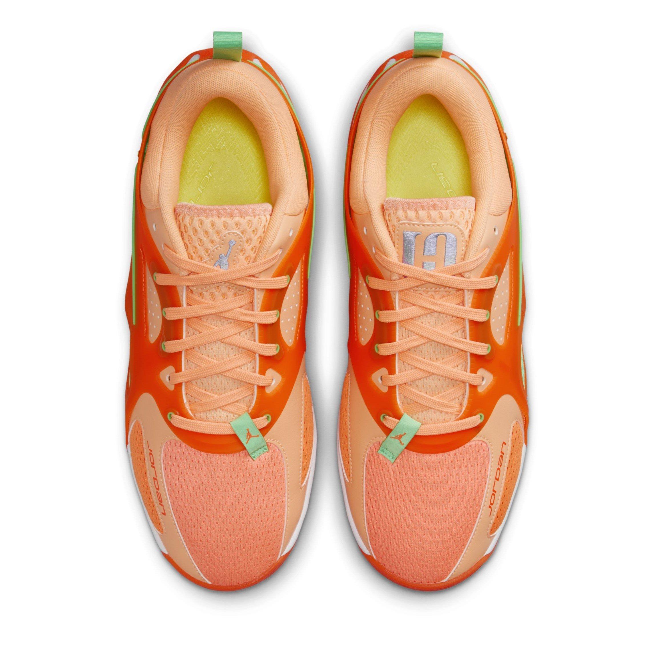 Oranje/Groen - Nike - Heir Basketball Trainers Adults - 5