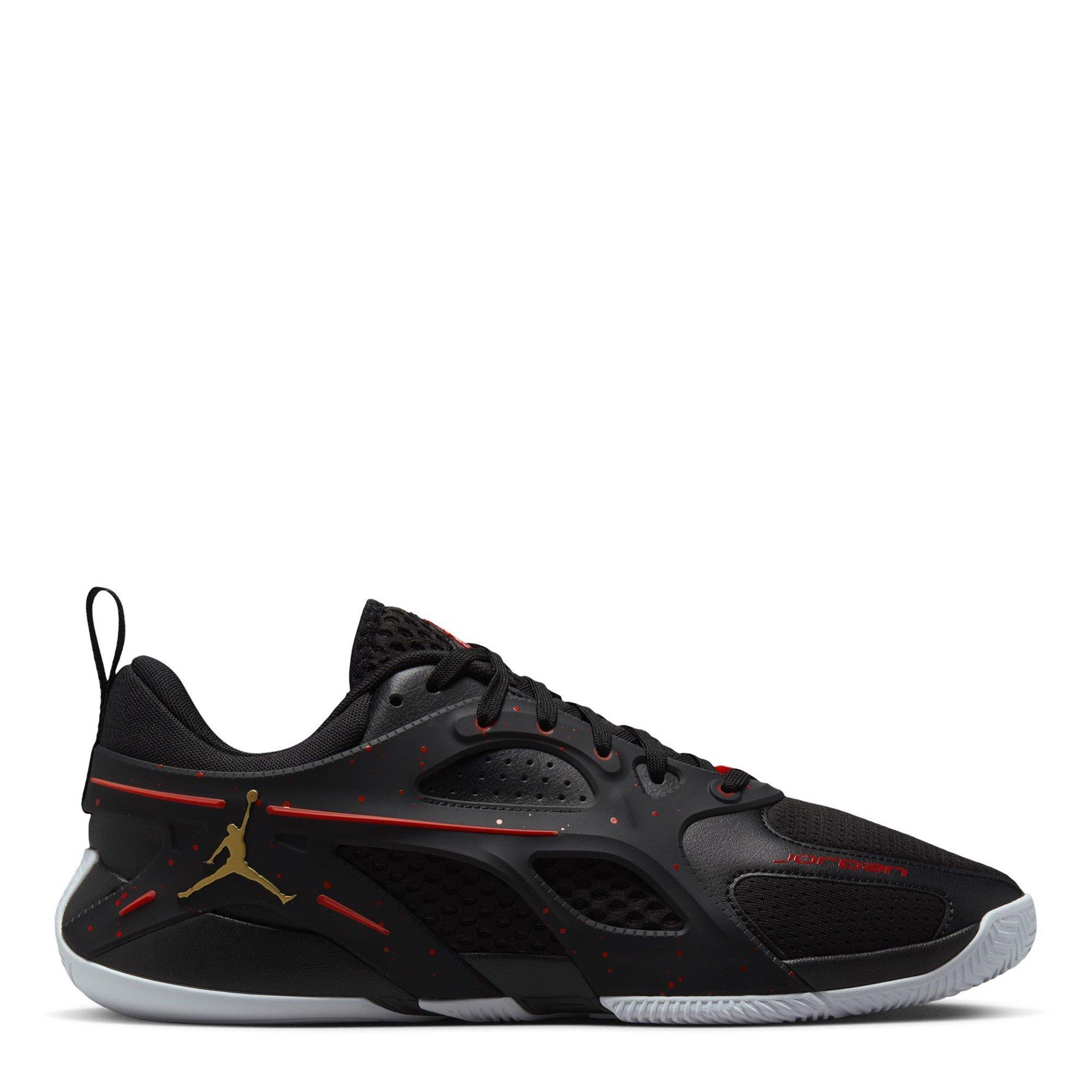 Nike Men's Jordan Heir Basketball Trainers Adults - Black/Red - 7 (41)