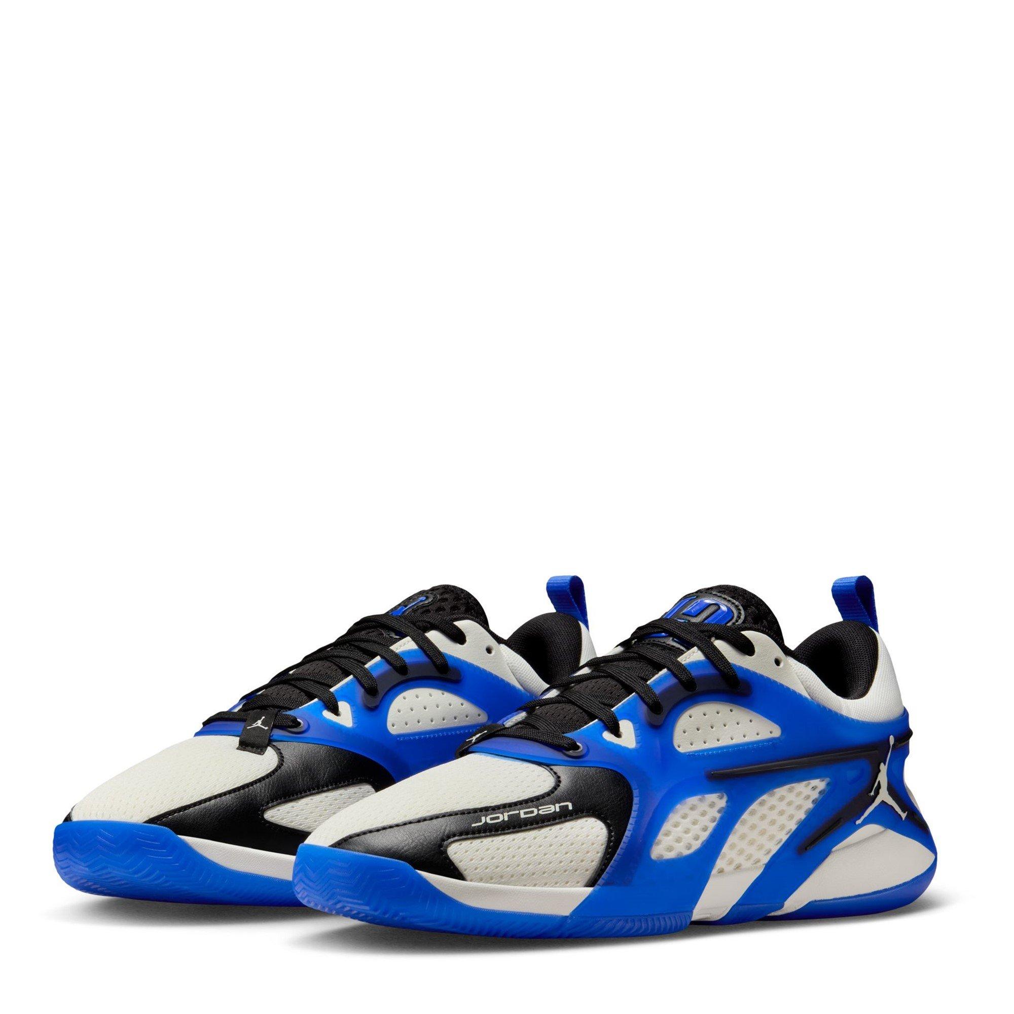 Sail/Blue - Nike - Jordan Heir Basketball Trainers Adults - 4