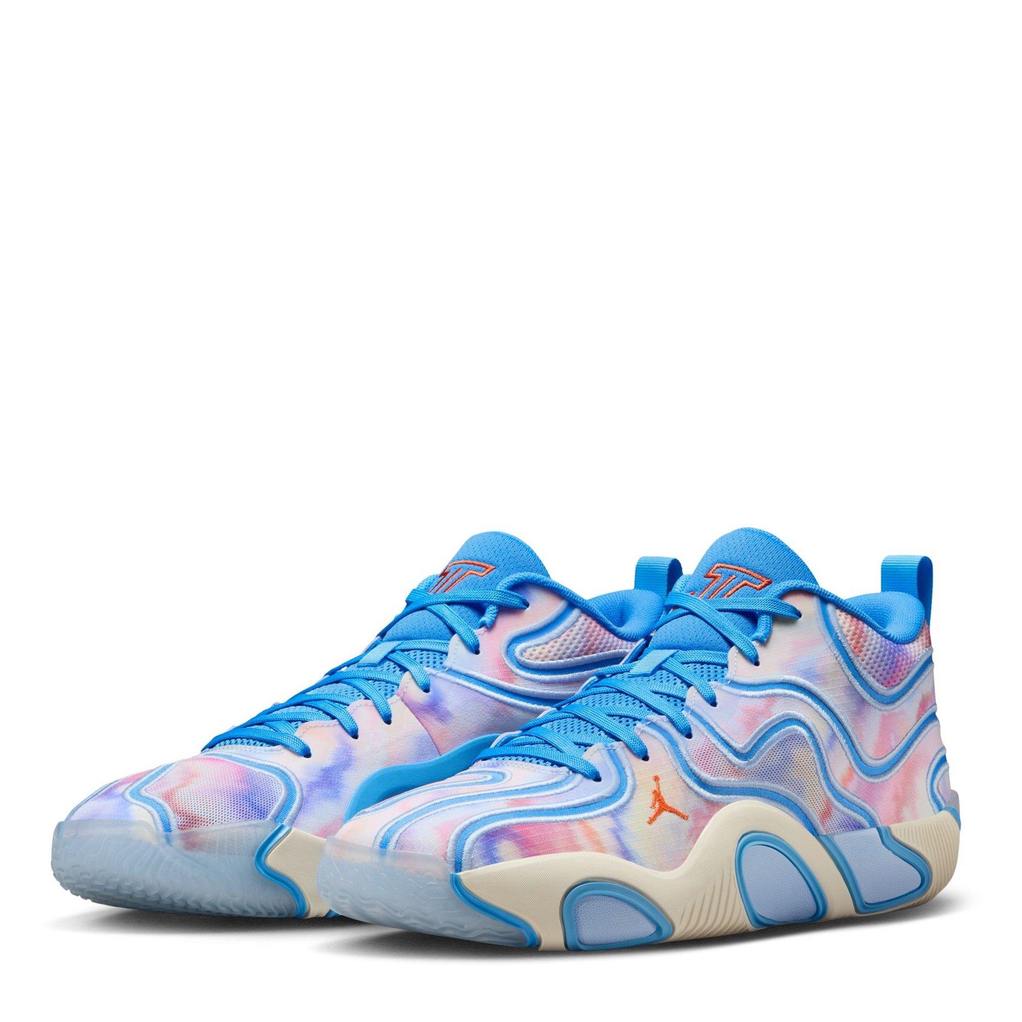 Blau/Elfenbein - Air Jordan - Men's TATUM Basketball Trainers - 4