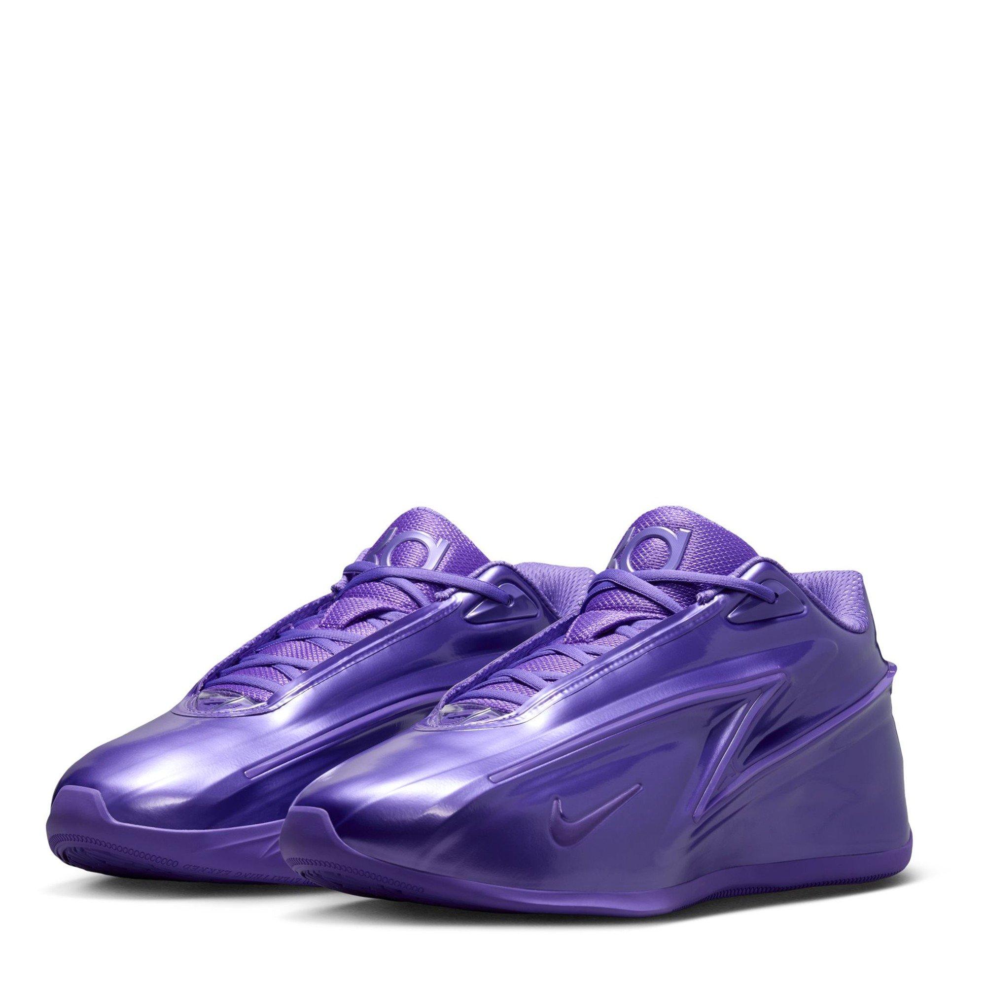 Paars/Goud - Nike - KD 19 Purple Stuff Mens Basketball Trainers - 4