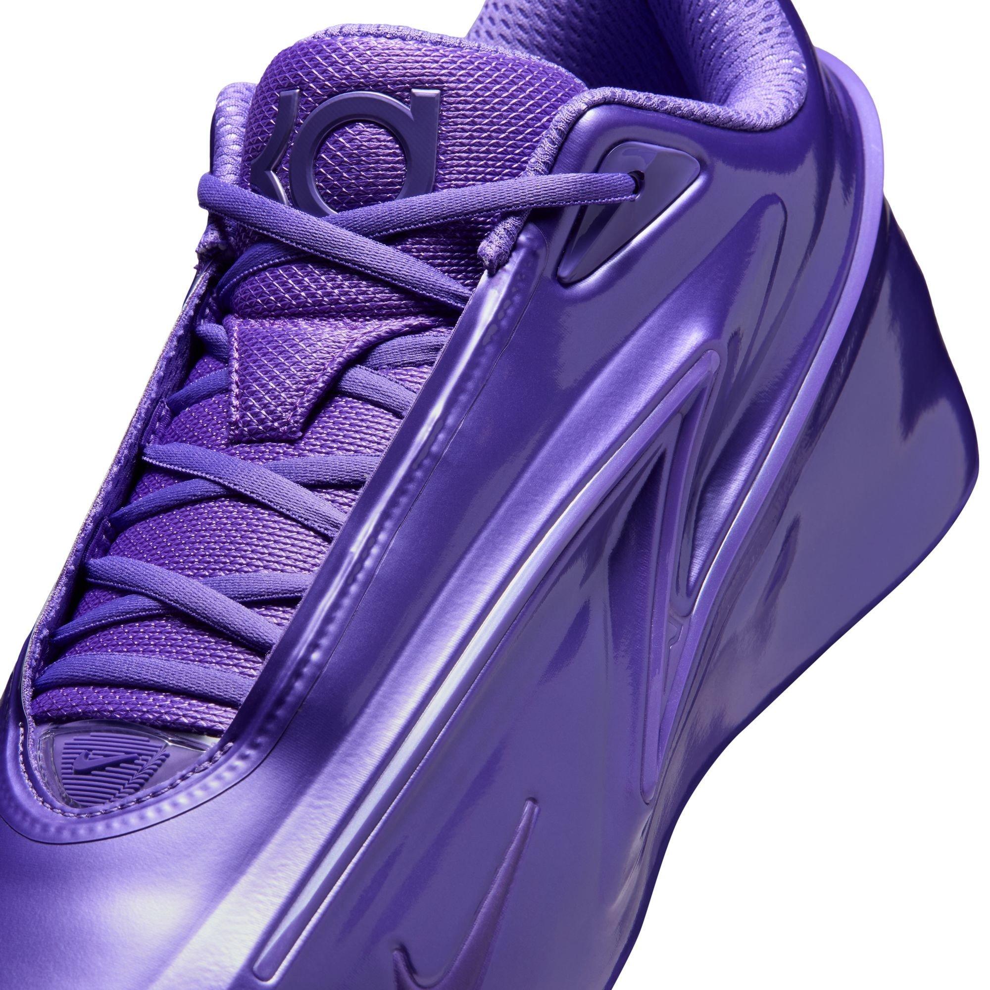 Paars/Goud - Nike - KD 19 Purple Stuff Mens Basketball Trainers - 7