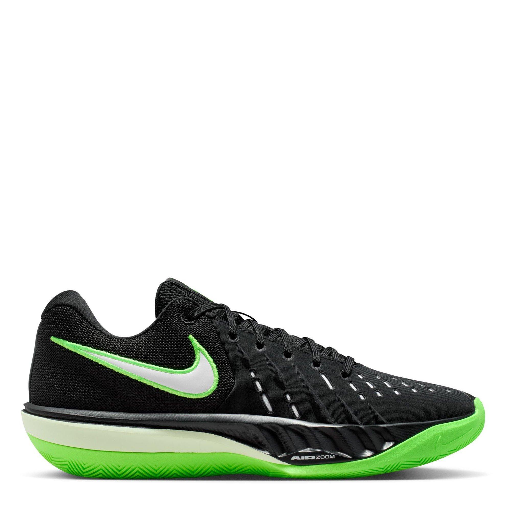 Nike Men's Basketball Trainers - Black/Volt - 8 (42.5)