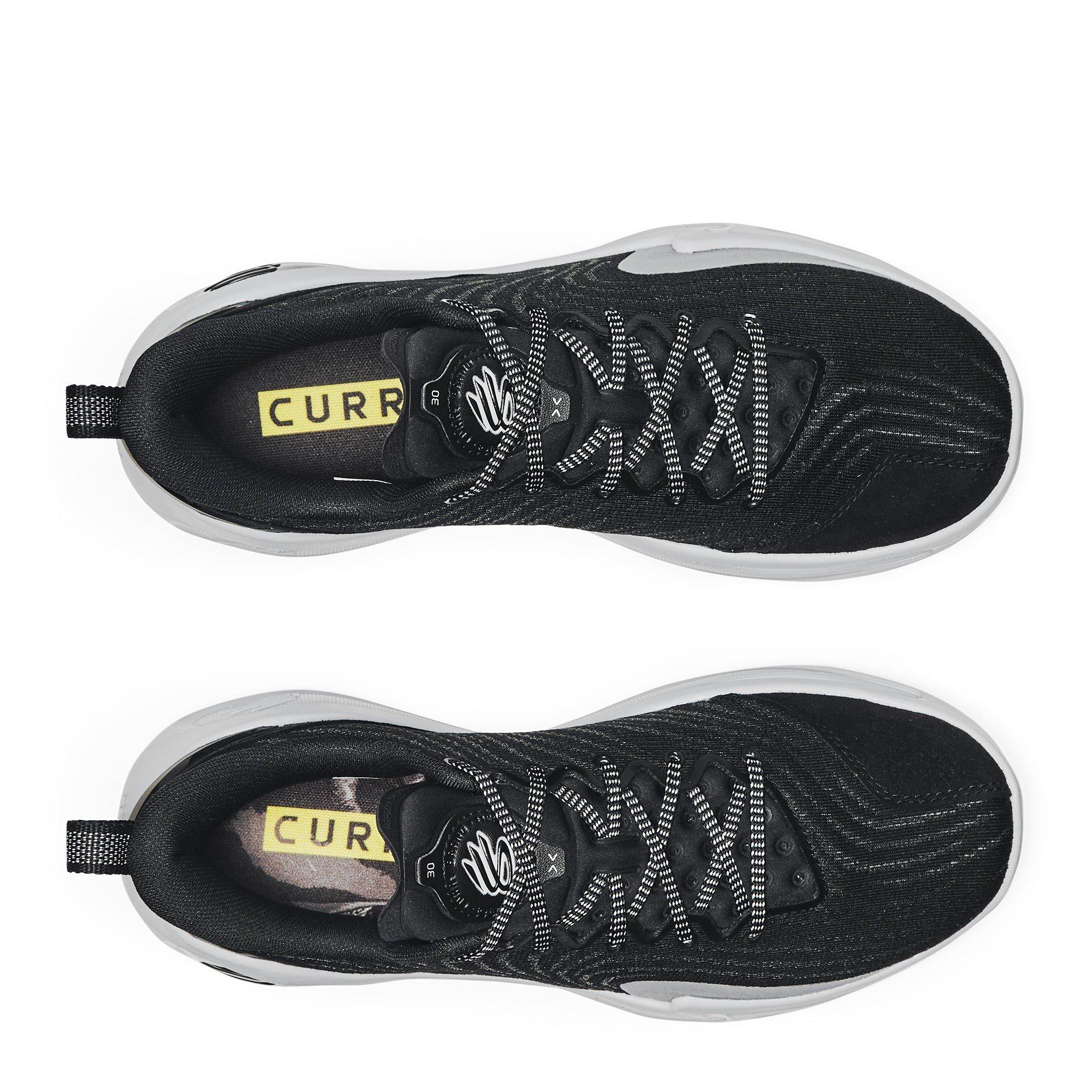 Schwarz/Grau - Under Armour - Curry 12 Gravity Basketball Shoes Adults - 4