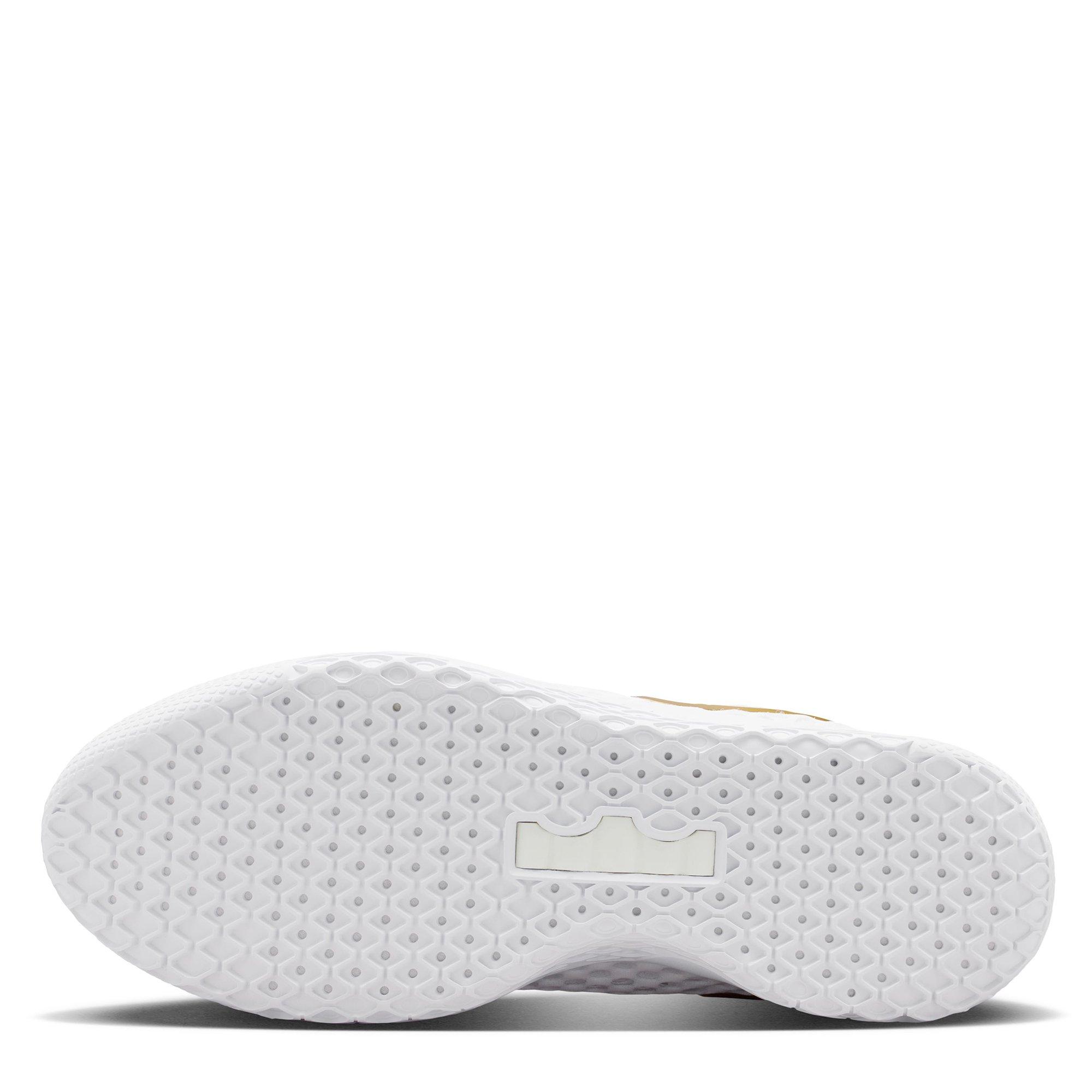 Wht/Gold/Wht - Nike - LeBron Witness X Mens Basketball Shoes - 3